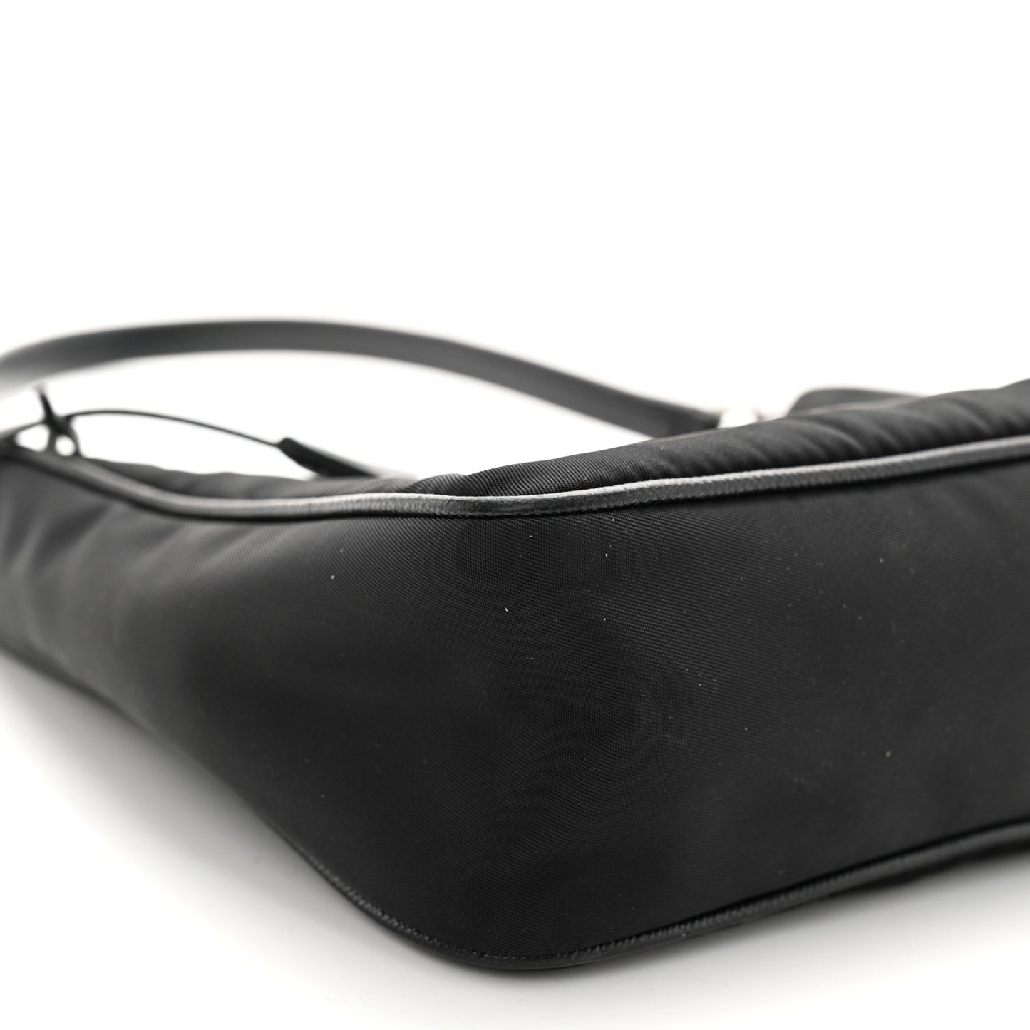 Tessuto Nylon Saffiano Mini Re-Edition 2005 Bag Black
