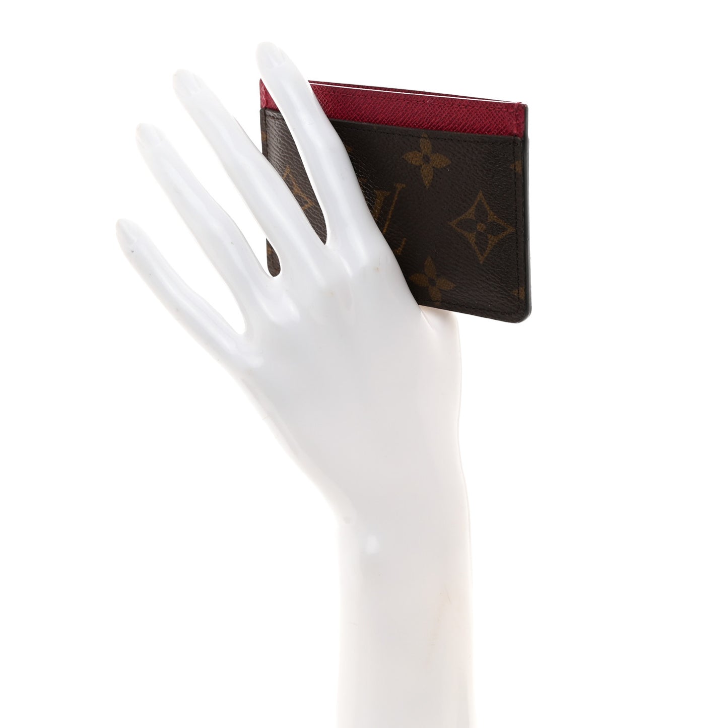 Monogram Card Holder Fuchsia
