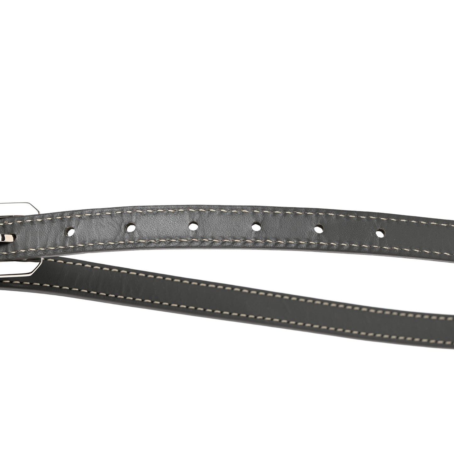 Calfskin Adjustable Shoulder Strap Grey