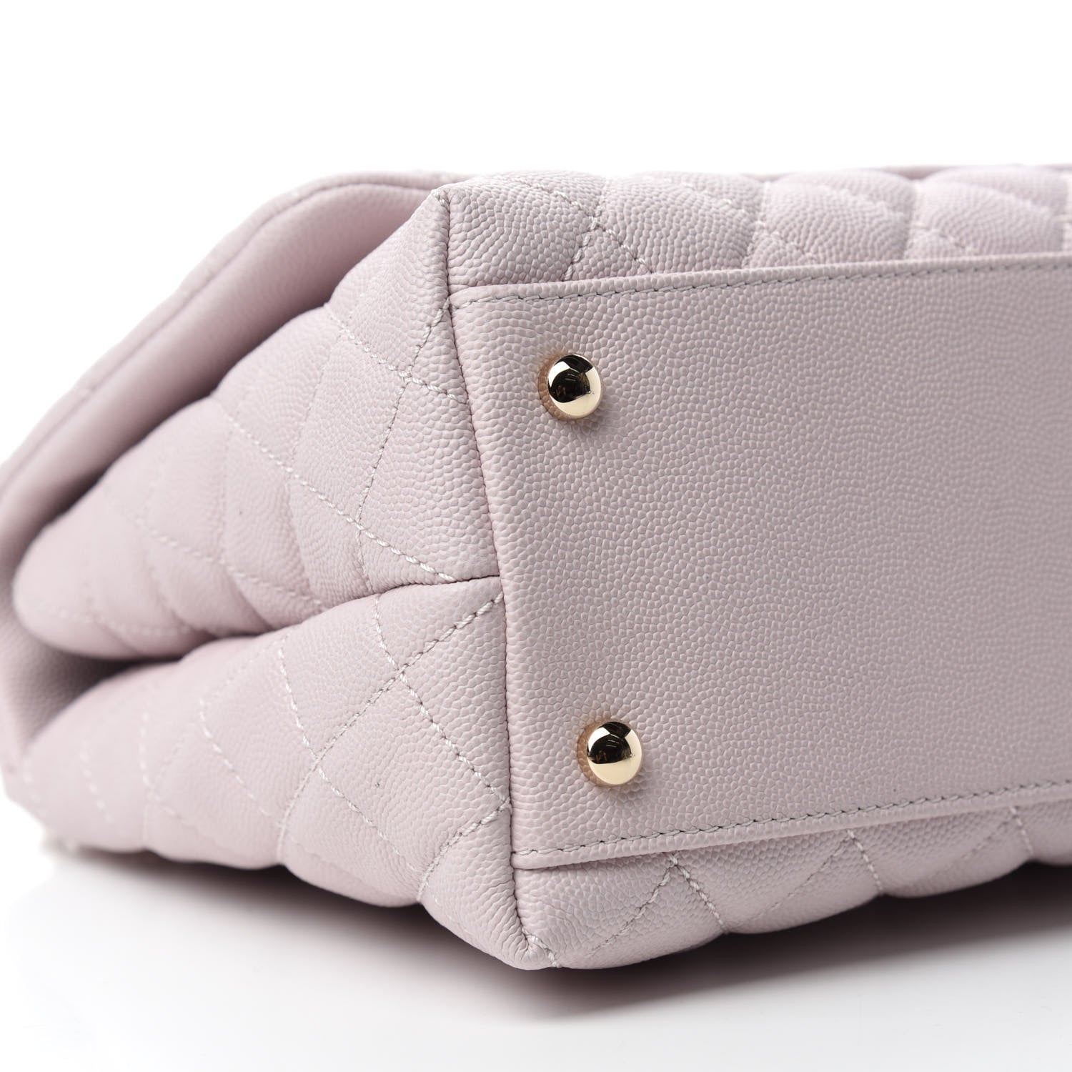 Chanel Caviar Quilted Small Coco Handle Flap Lilas Lilac 6 of 10