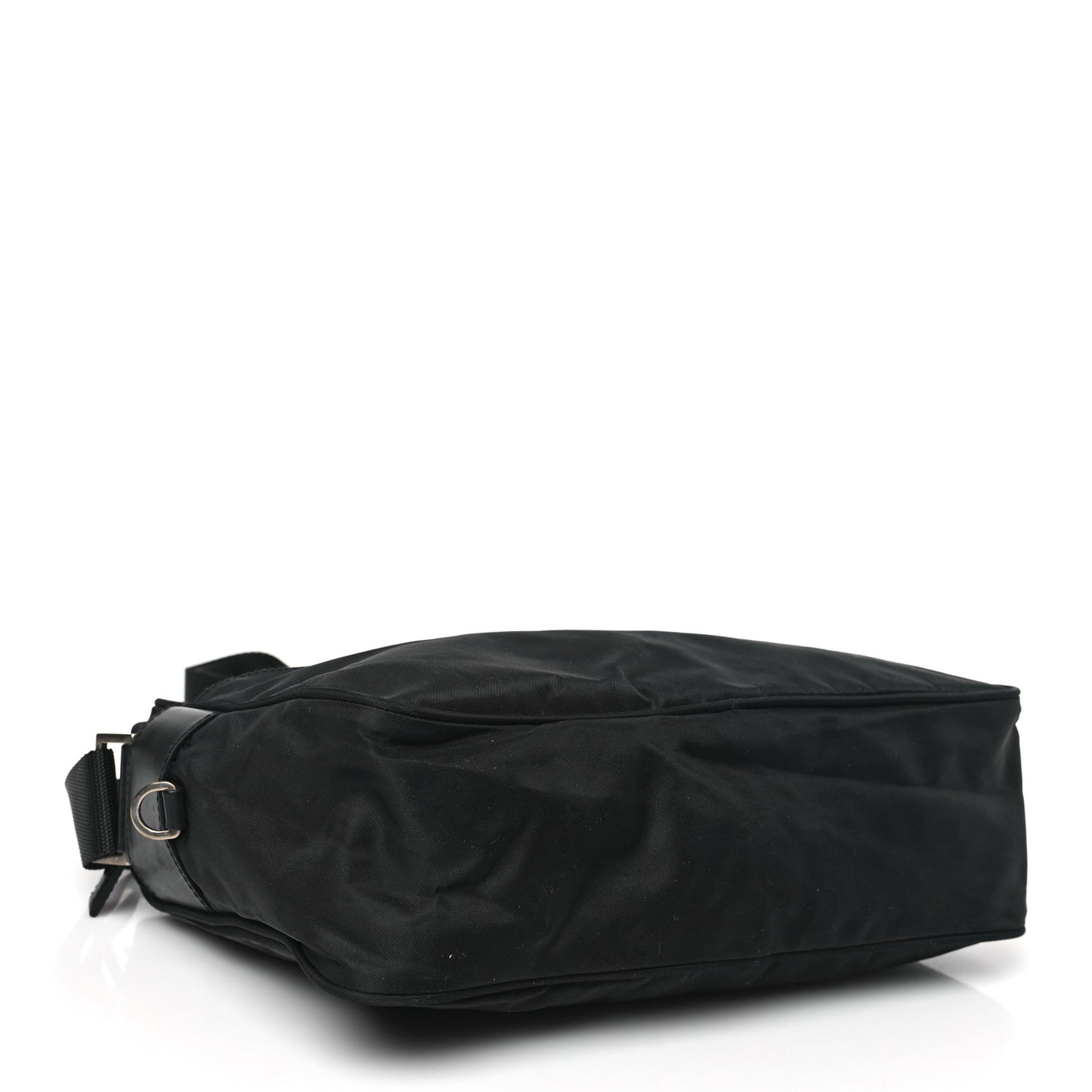 Nylon Vela Messenger Bag Black