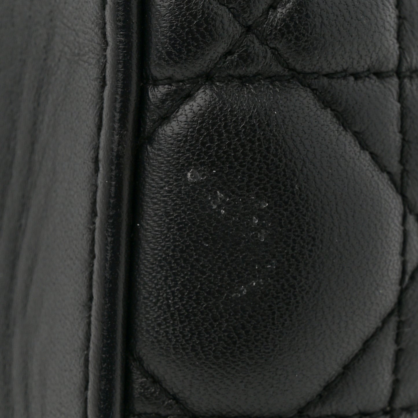 Lambskin Cannage Medium Lady Dior Black