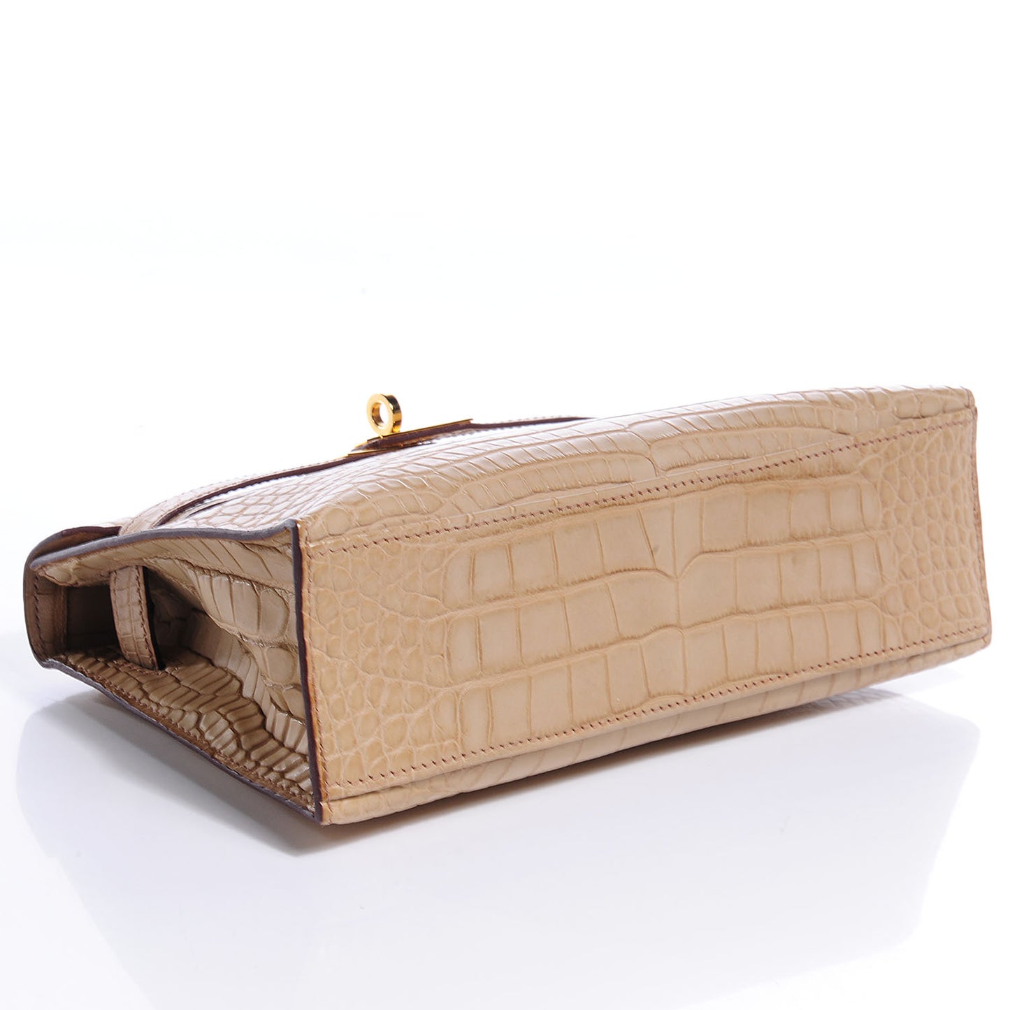 Matte Alligator Kelly Pochette Poussiere