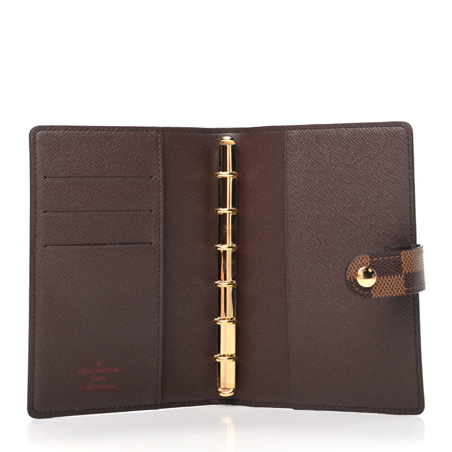 Damier Ebene Small Ring Agenda Cover
