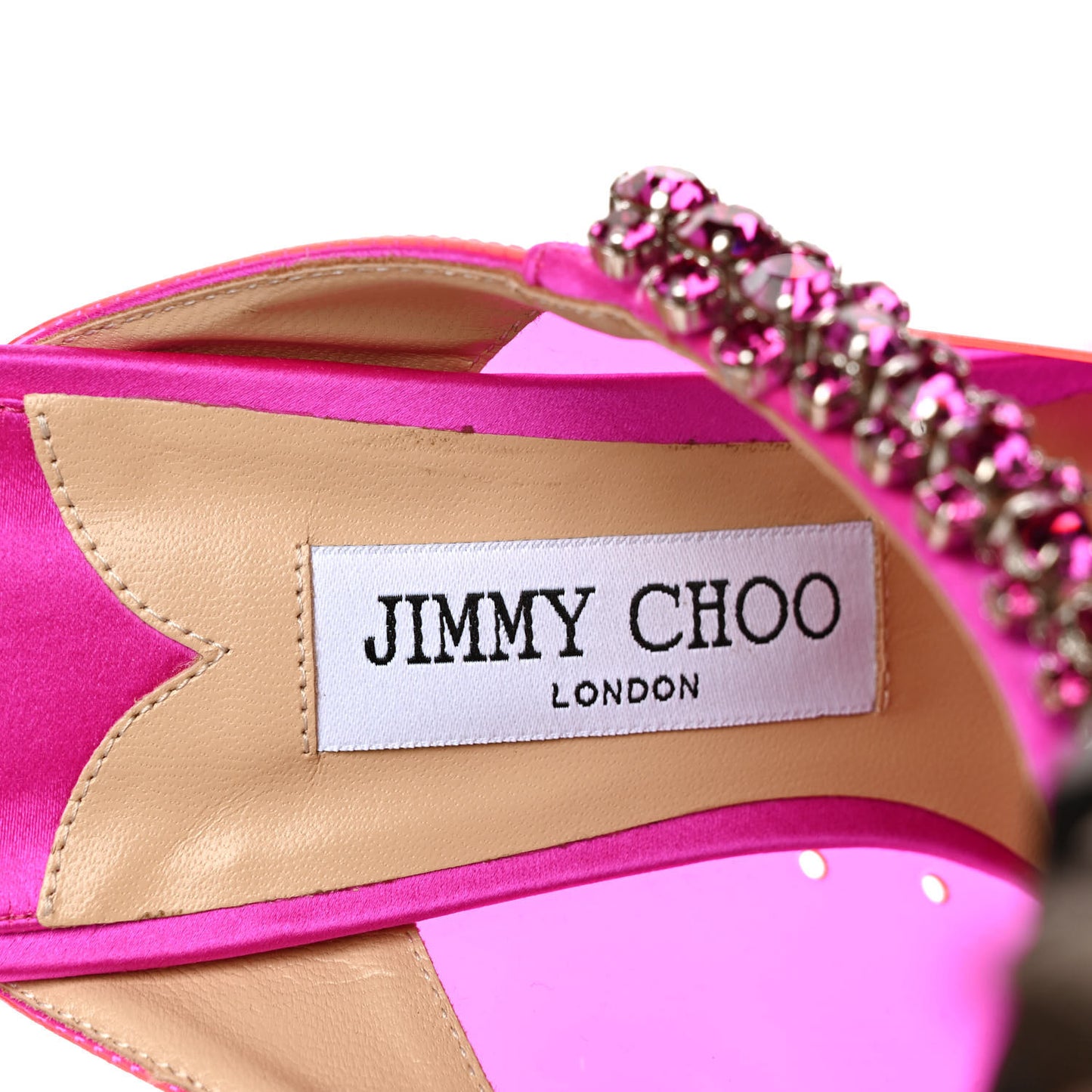 Plexi Crystal Bing 100 Pumps 41 Hot Pink