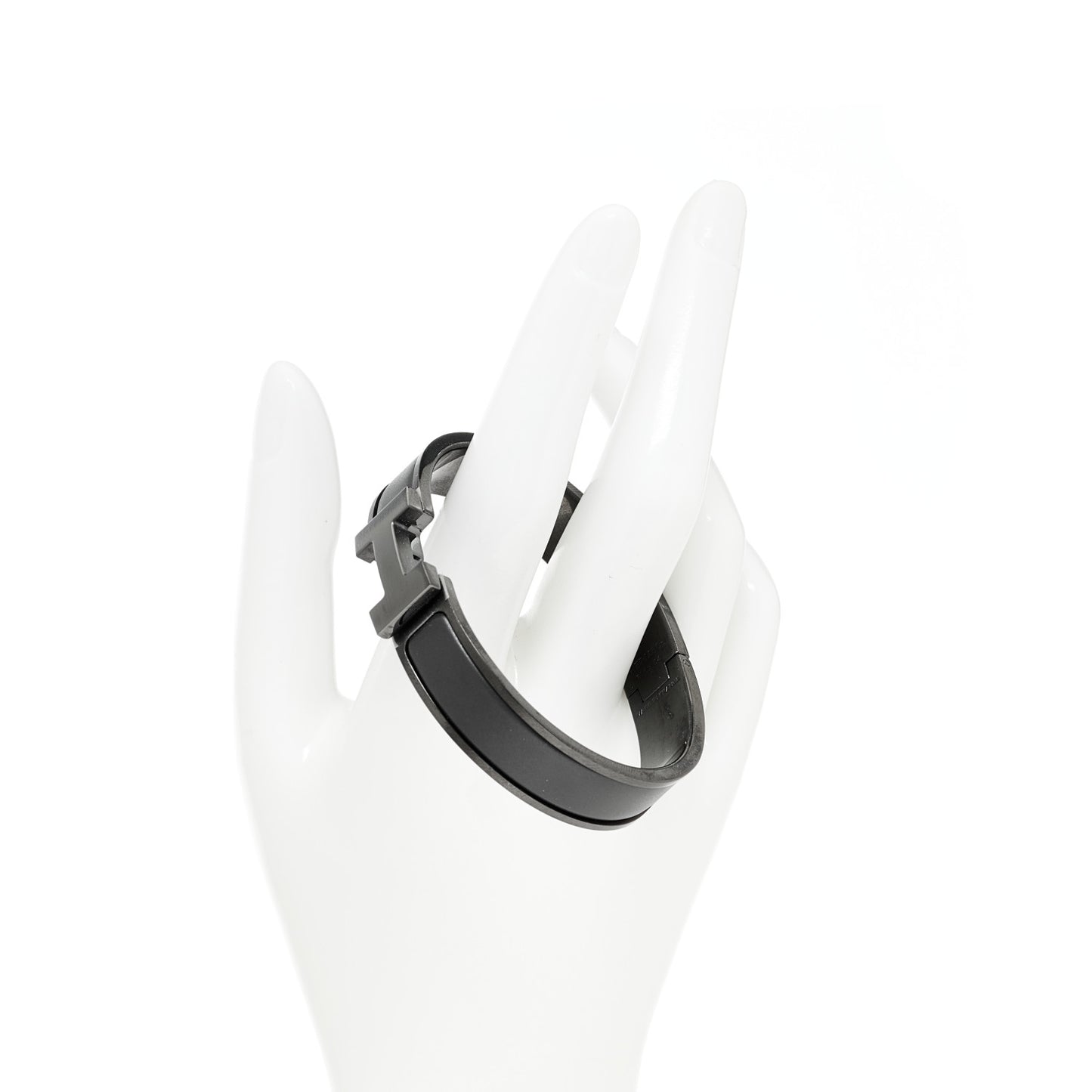 Matte Enamel Narrow Clic Clac HH Bracelet T5 So Black