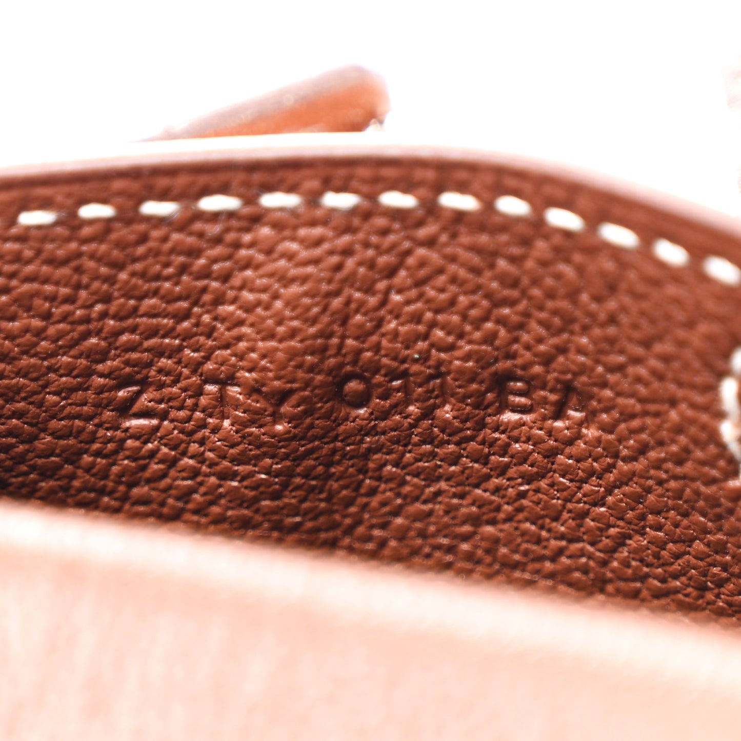 Tadelakt Mini Kelly Twilly Bag Charm Fauve