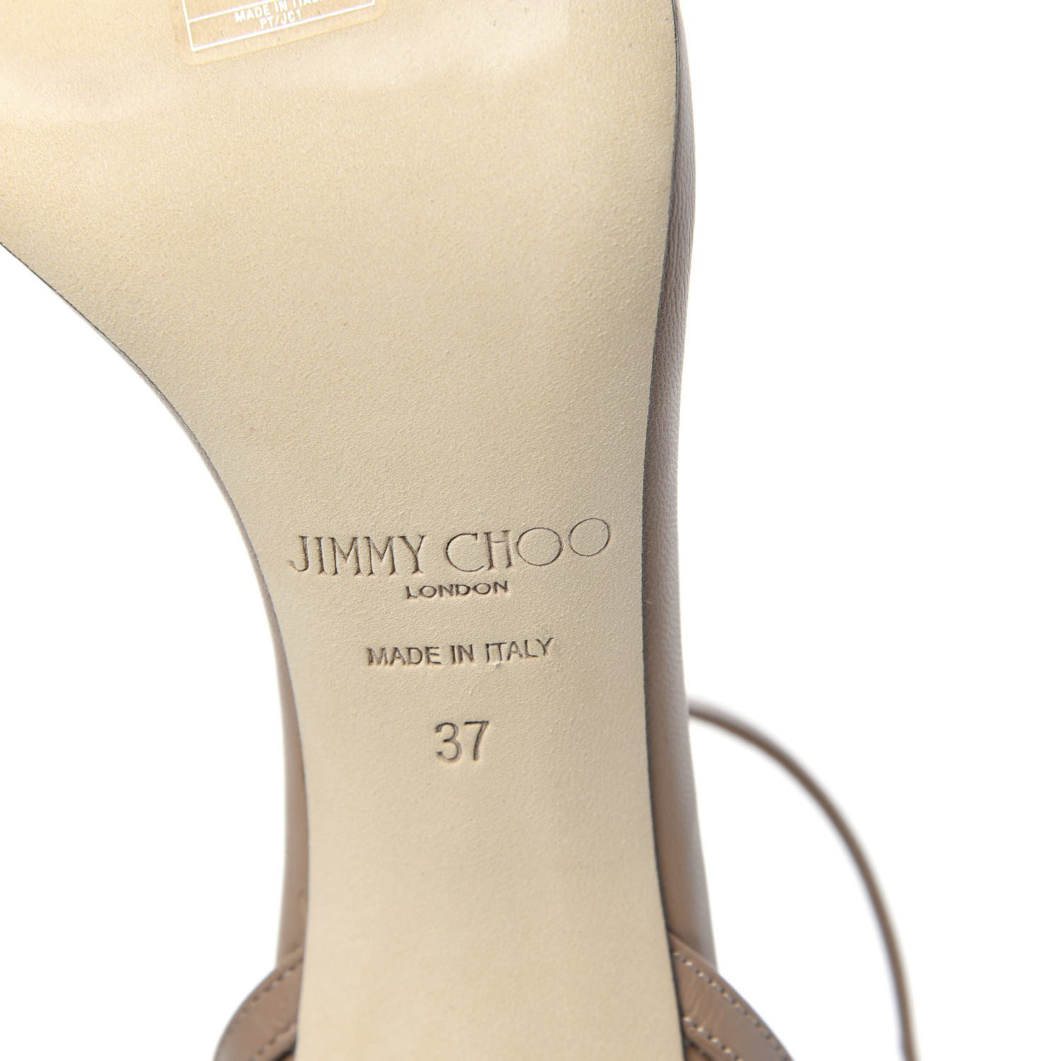 Jimmy Choo Kid Minny 85 Sandals 37 Ballet Pink 6 of 7