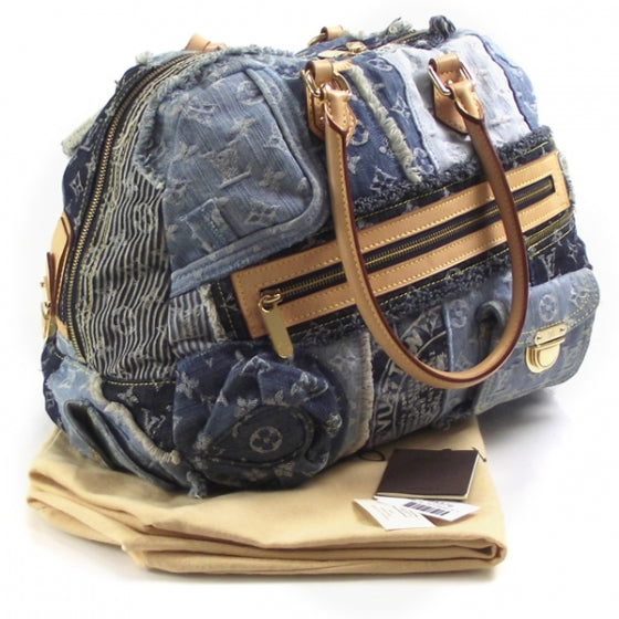 Denim Patchwork Bowly Blue
