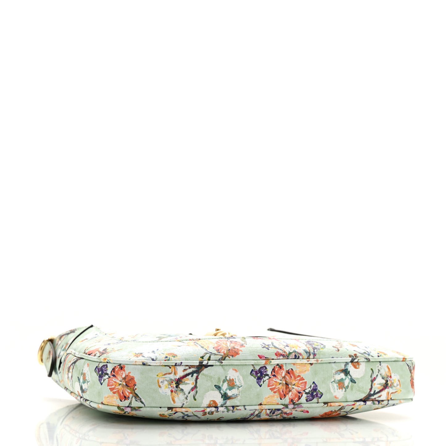New Shangai Calfskin Soave Amore Printed Small Jackie 1961 Hobo Mint Green