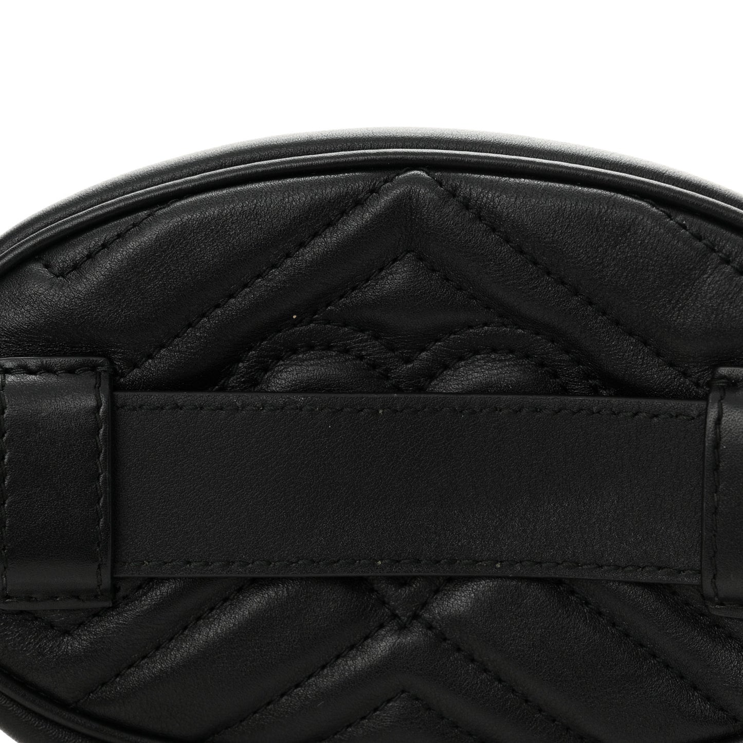 Calfskin Matelasse GG Marmont Belt Bag 85 34 Black