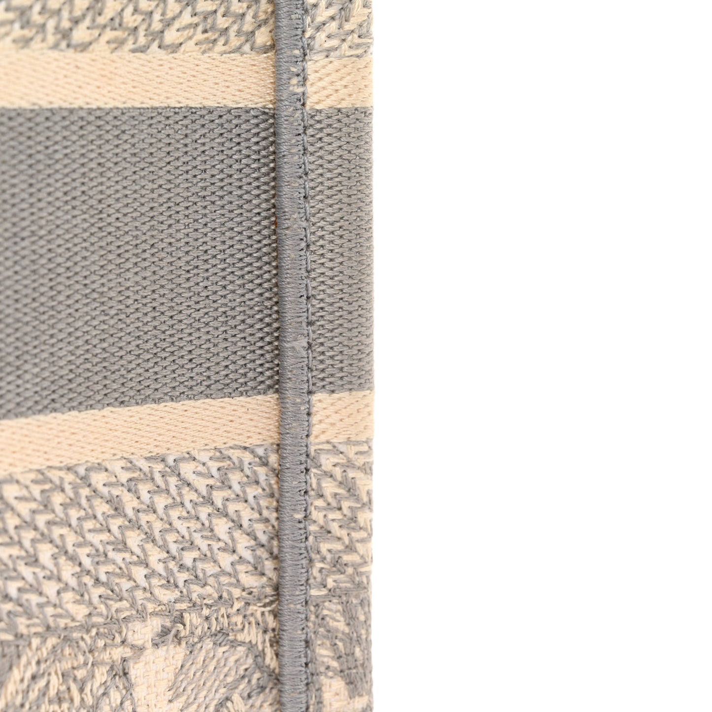 Canvas Embroidered Medium Dioriviera Toile De Jouy Book Tote Gray