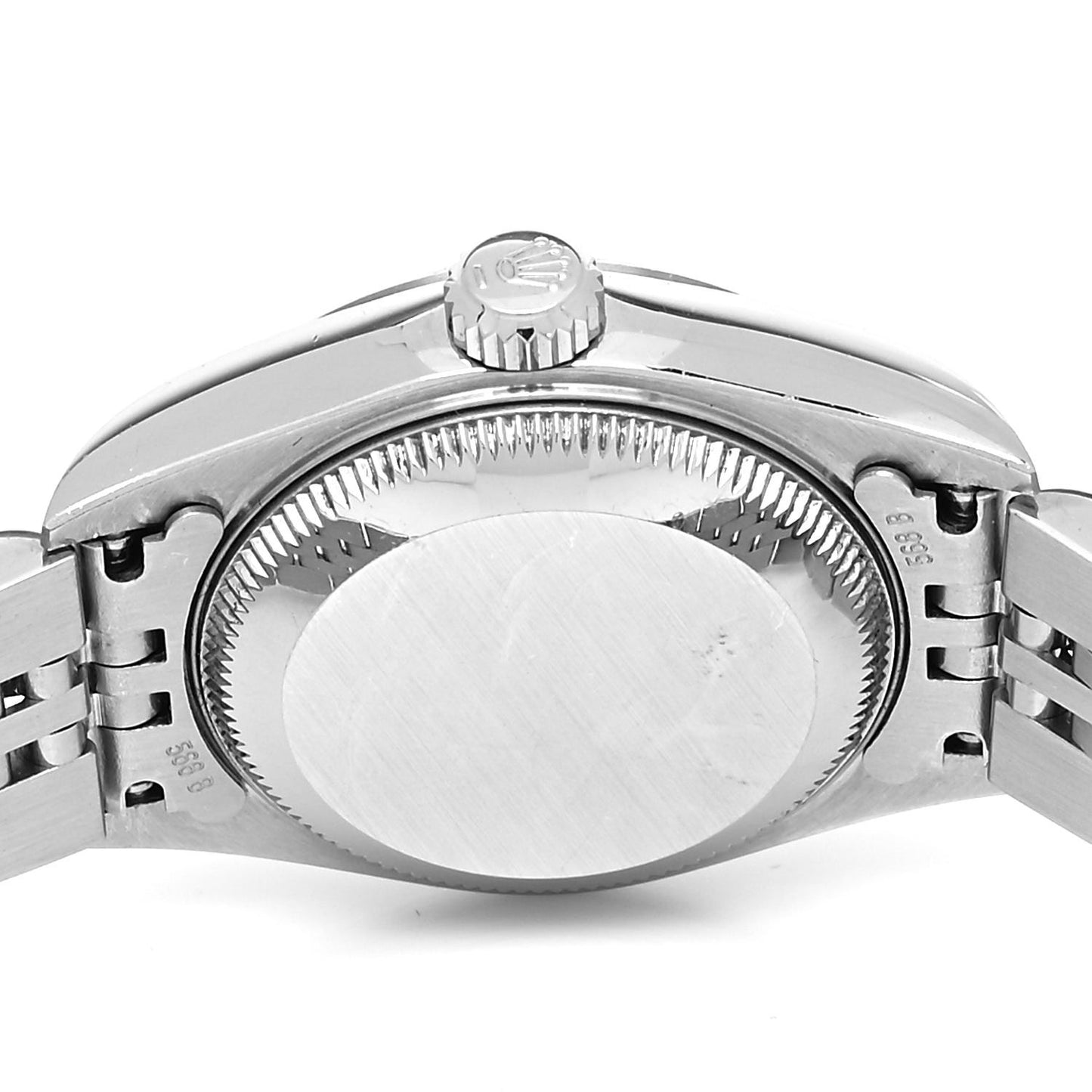 Stainless Steel 18K White Gold Diamond 26mm Oyster Perpetual Datejust Watch Blue Gradient 79174