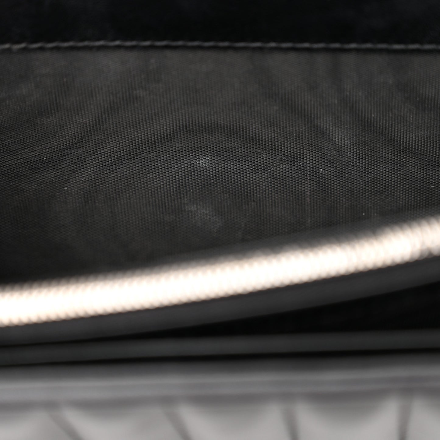 Calfskin Matelasse Aria GG Marmont Chain Wallet Black