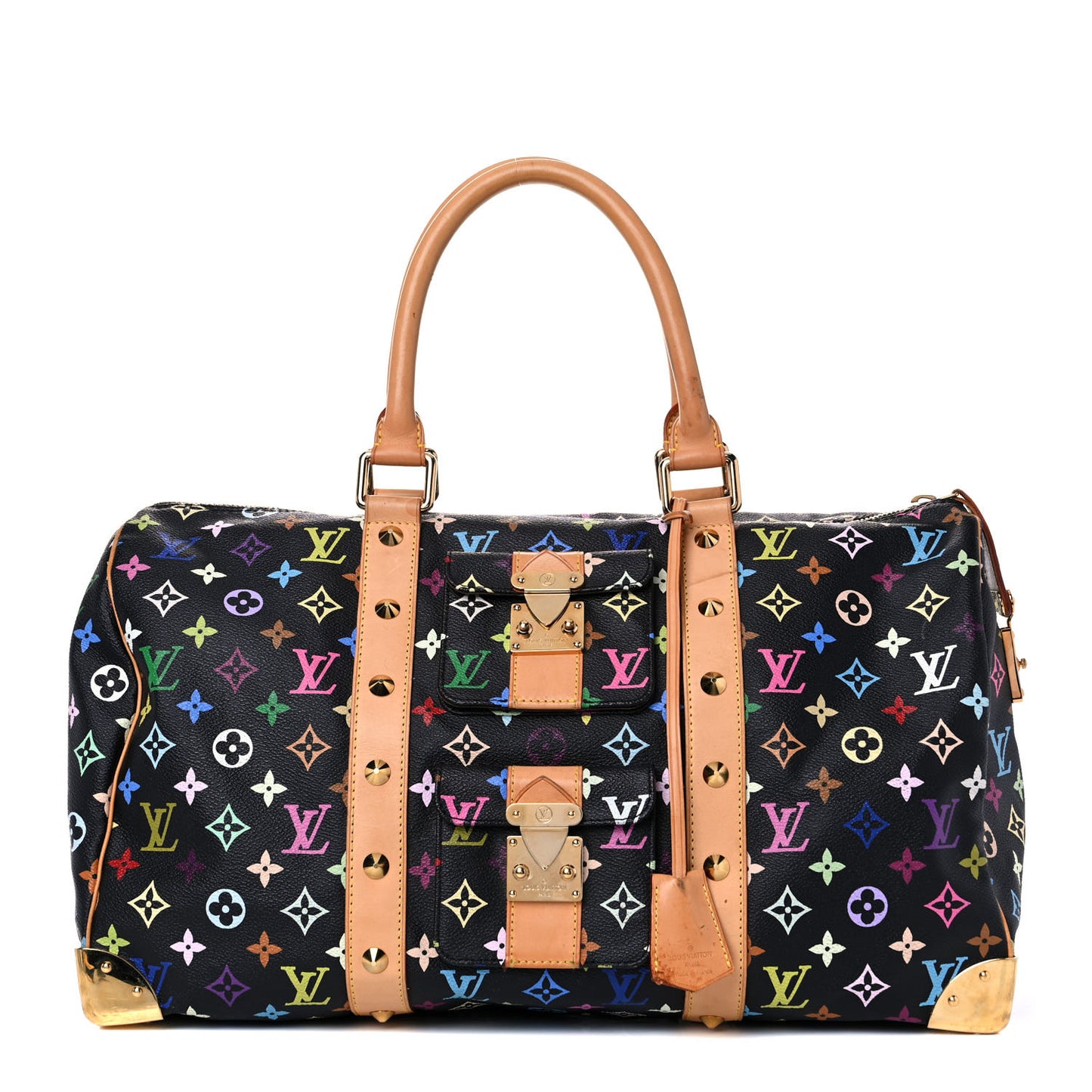 Monogram Multicolor Keepall 45 Black