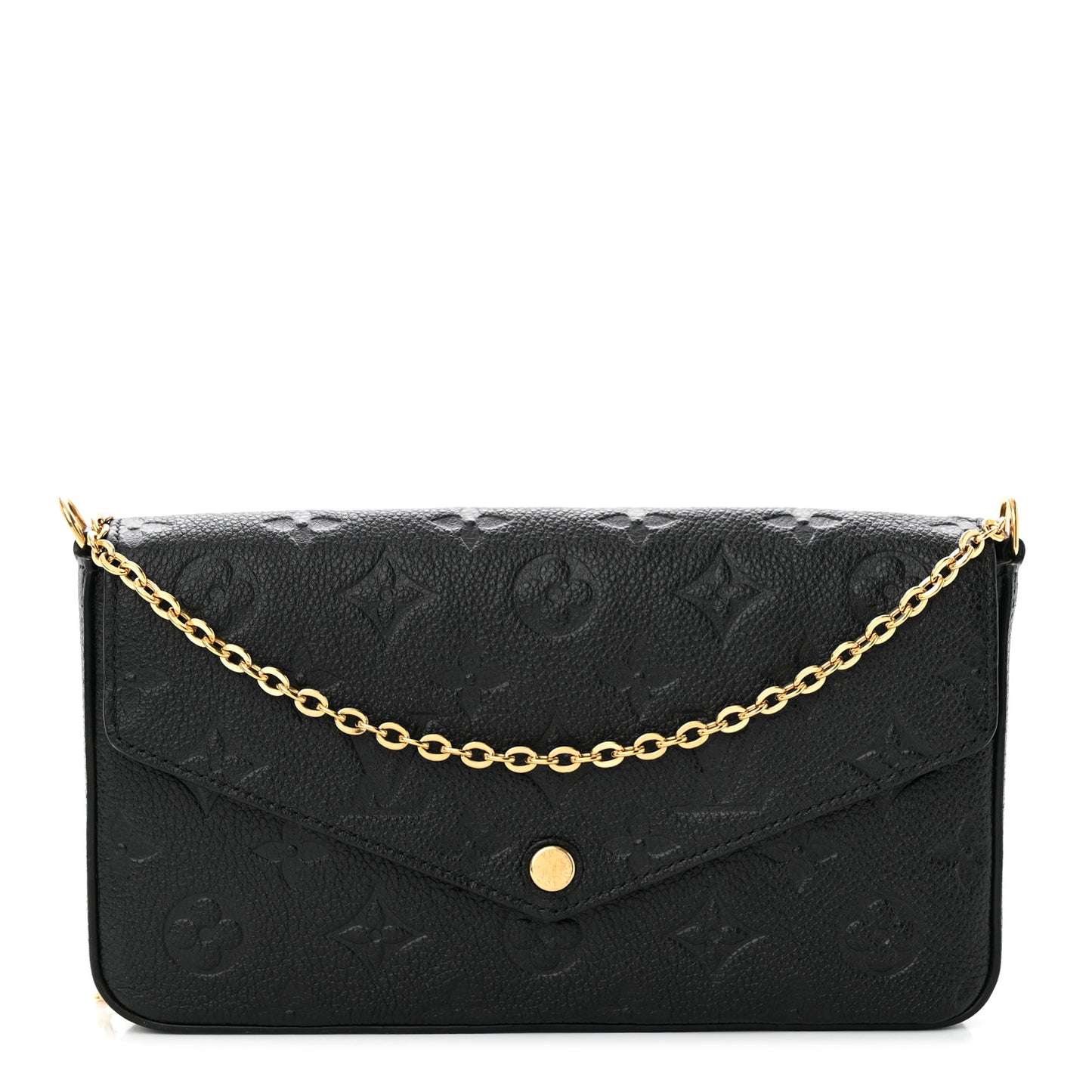 Empreinte Pochette Felicie Chain Wallet Black