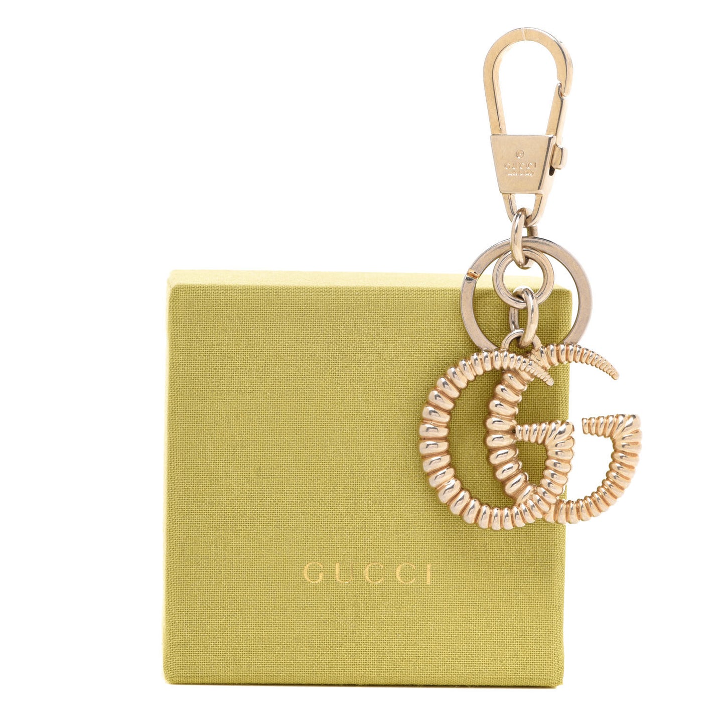 Torchon Double G Key Chain Gold