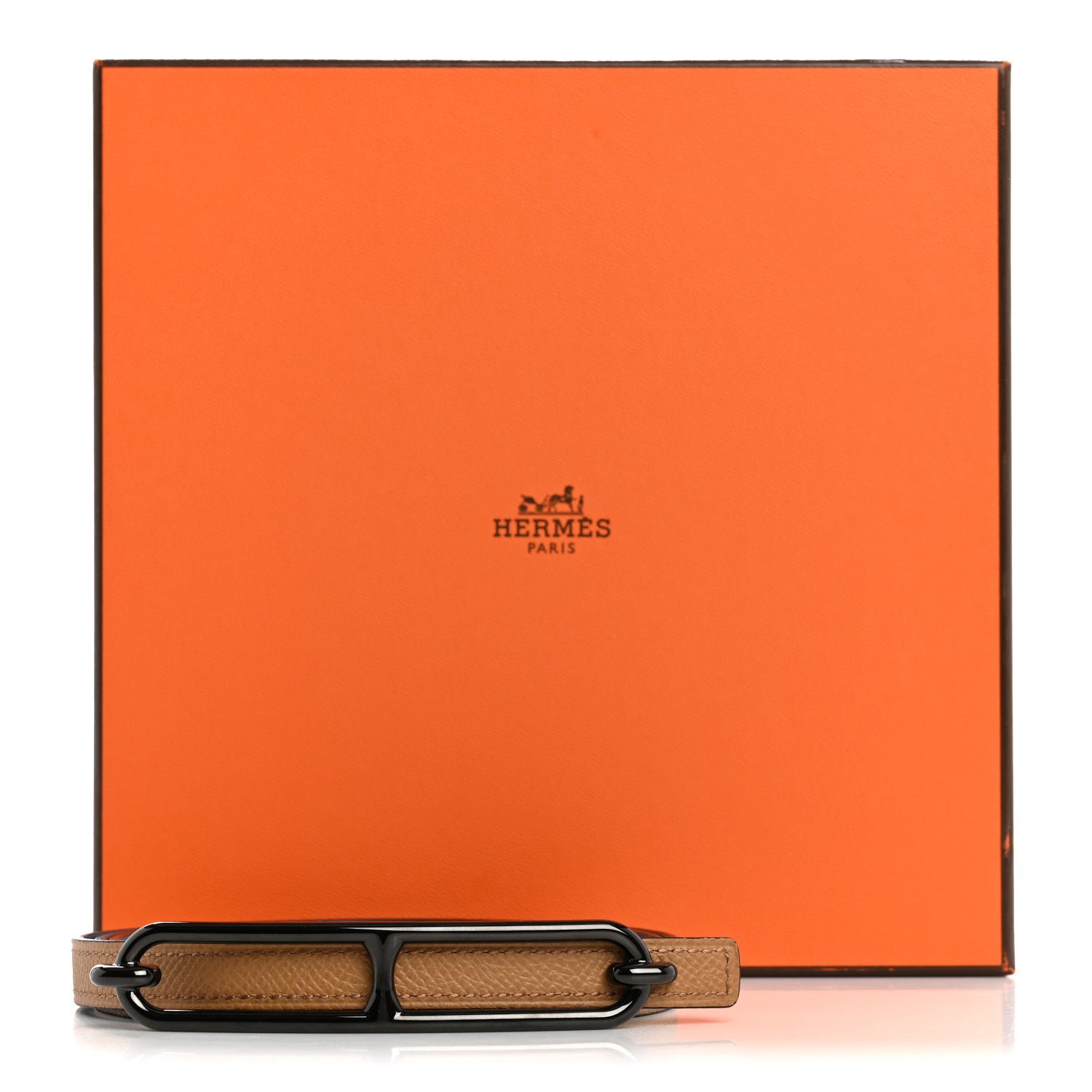 Hermes Swift Epsom 13mm Roulis Belt 85 34 Blue Jean Biscuit 6 of 6