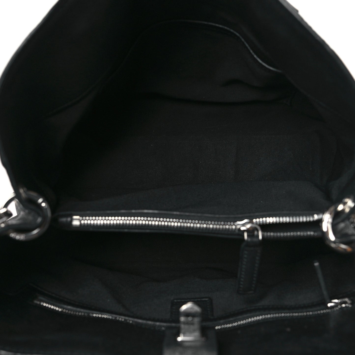 Calfskin Ottomar Monogram Large Essential Tote Black