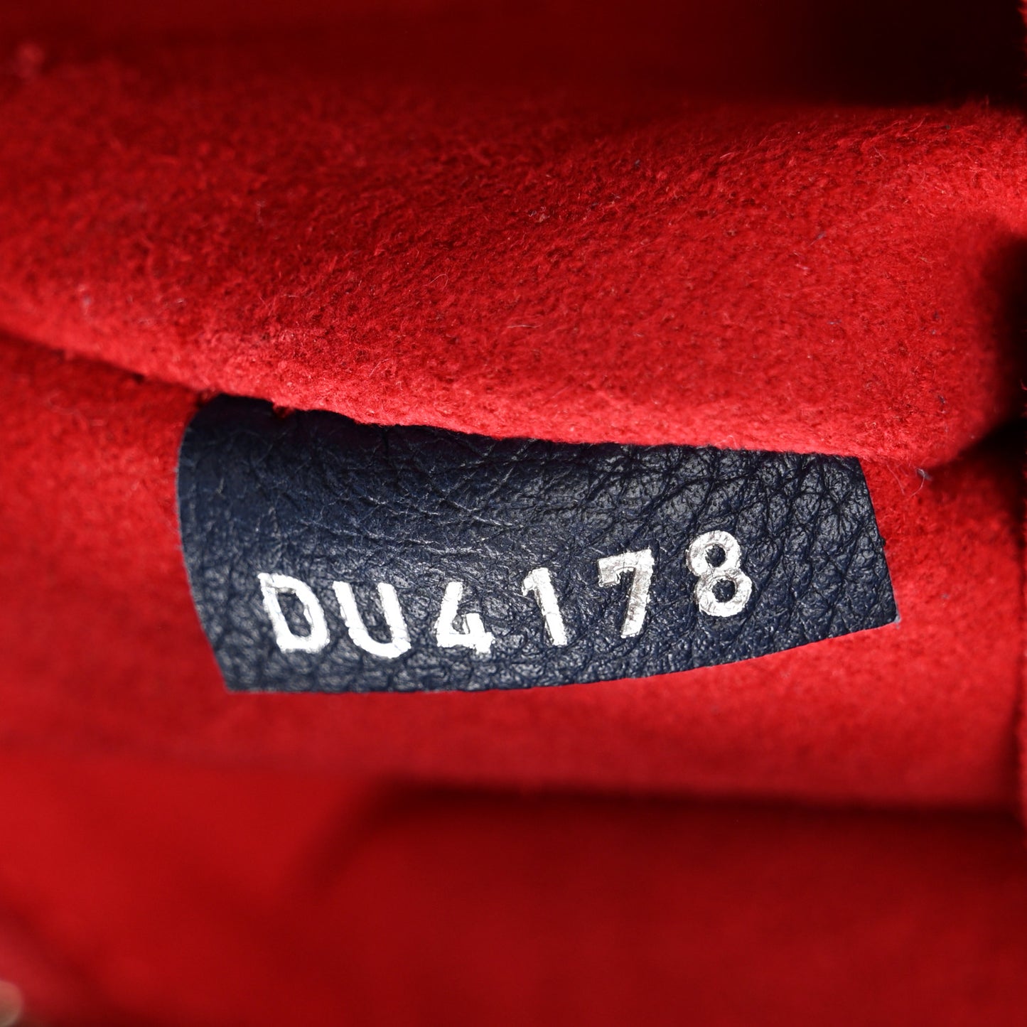 Soft Calfskin Braided Lockme Bucket Marine Rouge