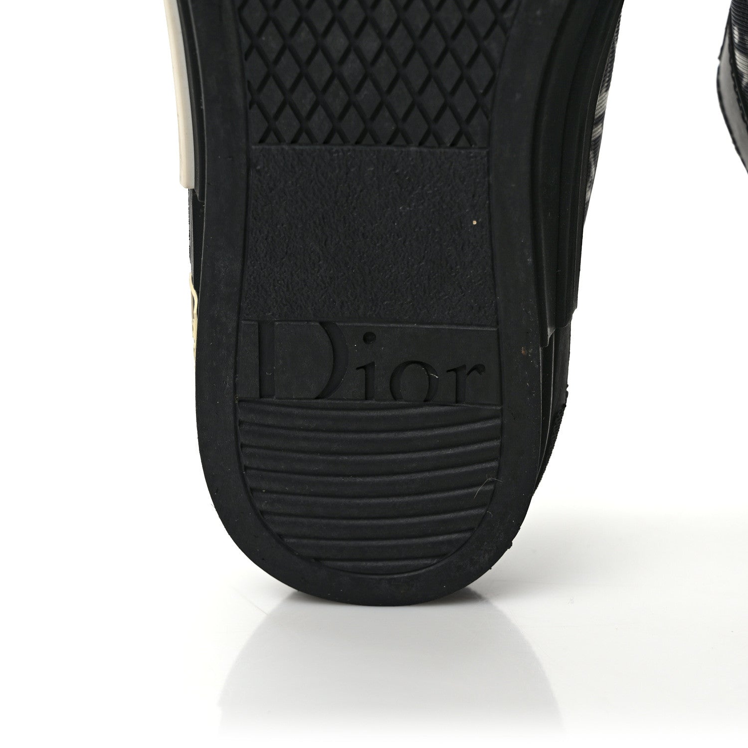 Christian Dior Technical Canvas Oblique B23 Low Top Sneakers 38 Black 6 of 8