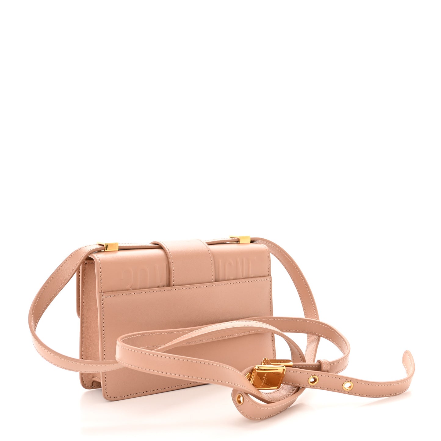 Smooth Calfskin Micro 30 Montaigne Flap Bag Pale Pink