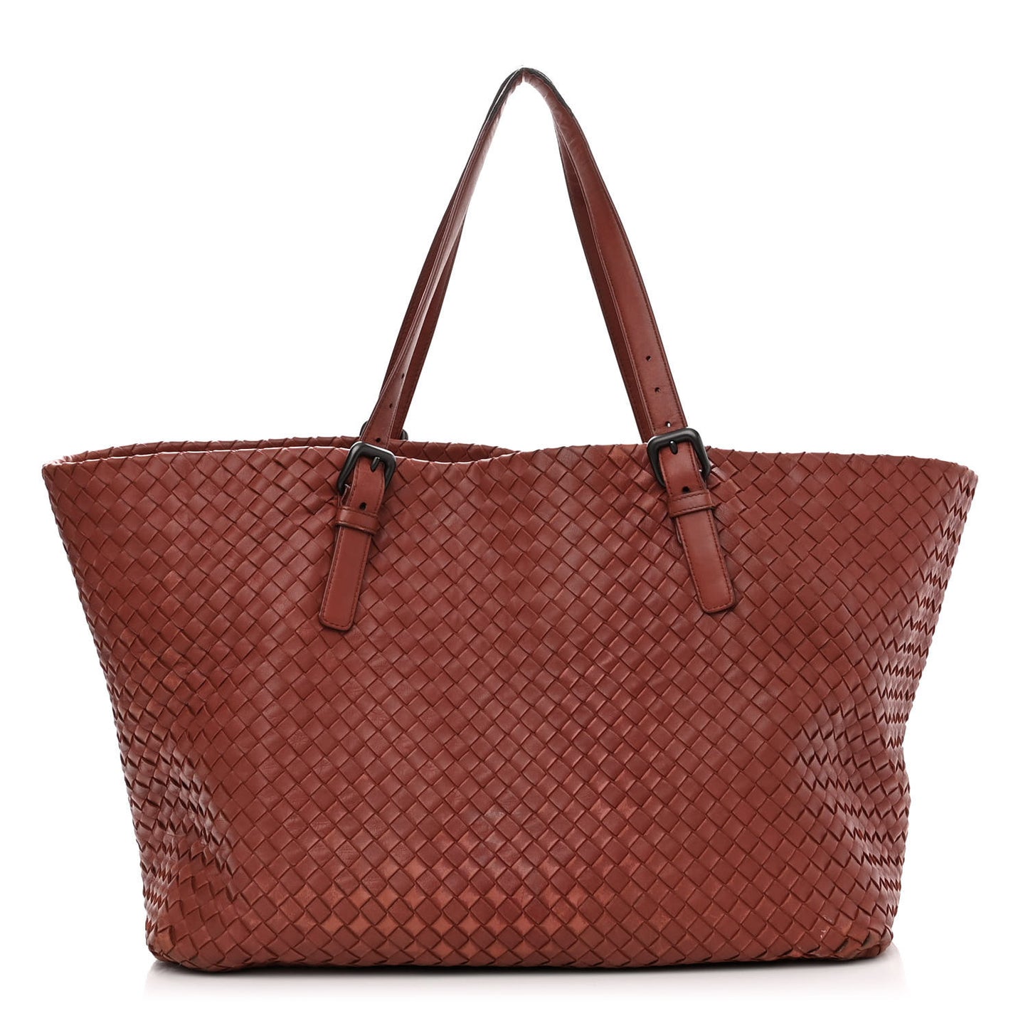 Nappa Intrecciato Large Cesta Tote Brique