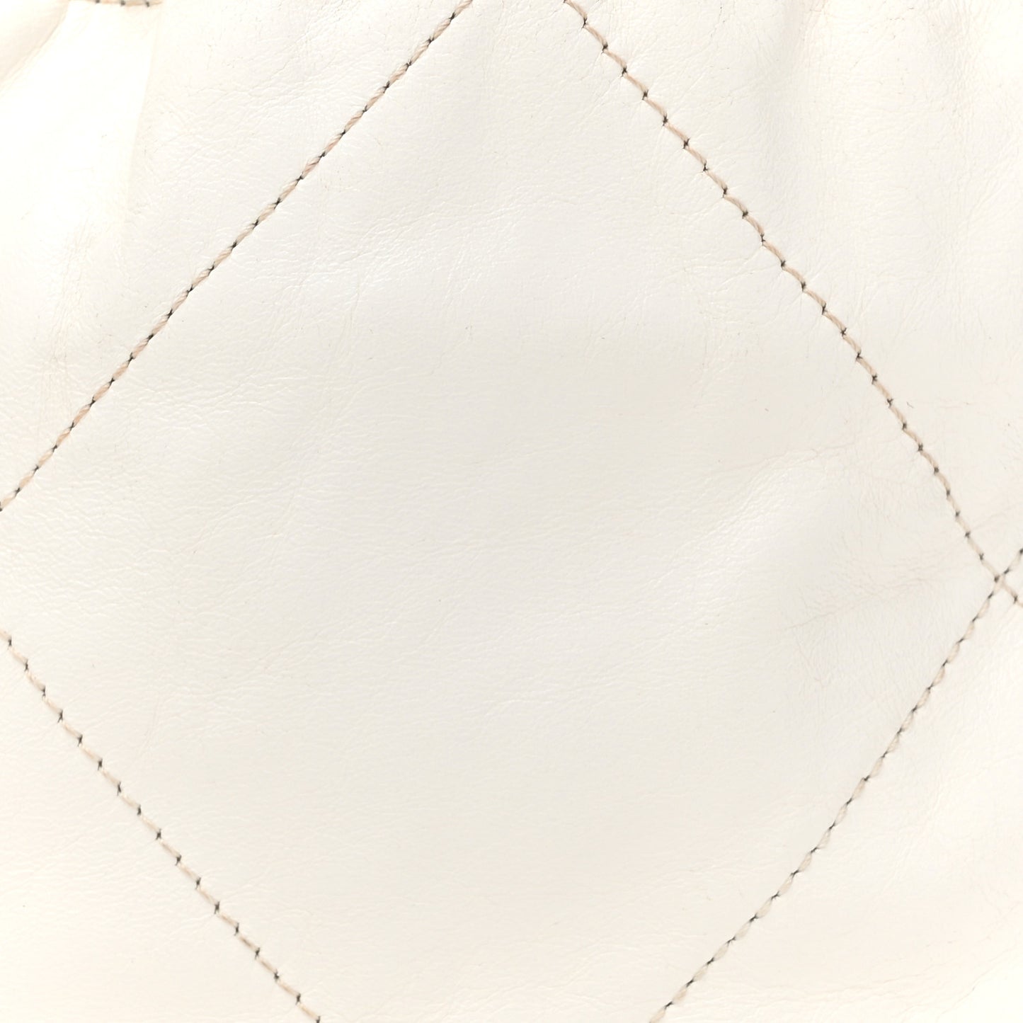 Shiny Calfskin Quilted Mini Chanel 22 White