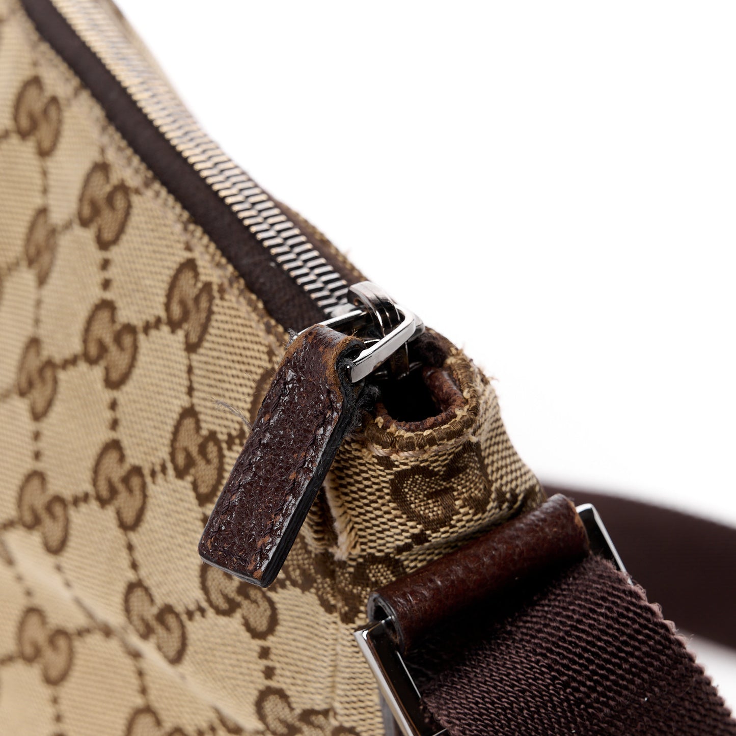 Monogram Joy Messenger Bag Dark Brown