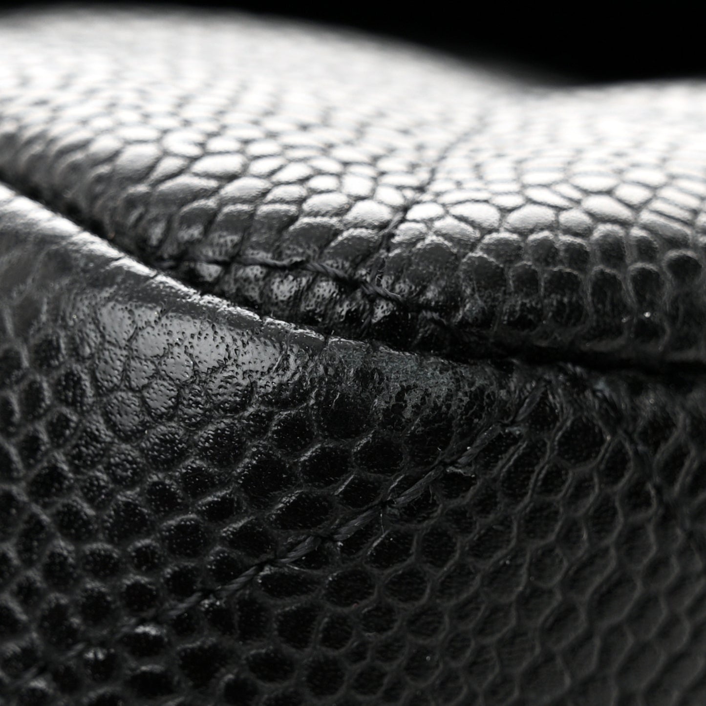 Caviar Quilted Jumbo Single Flap Black