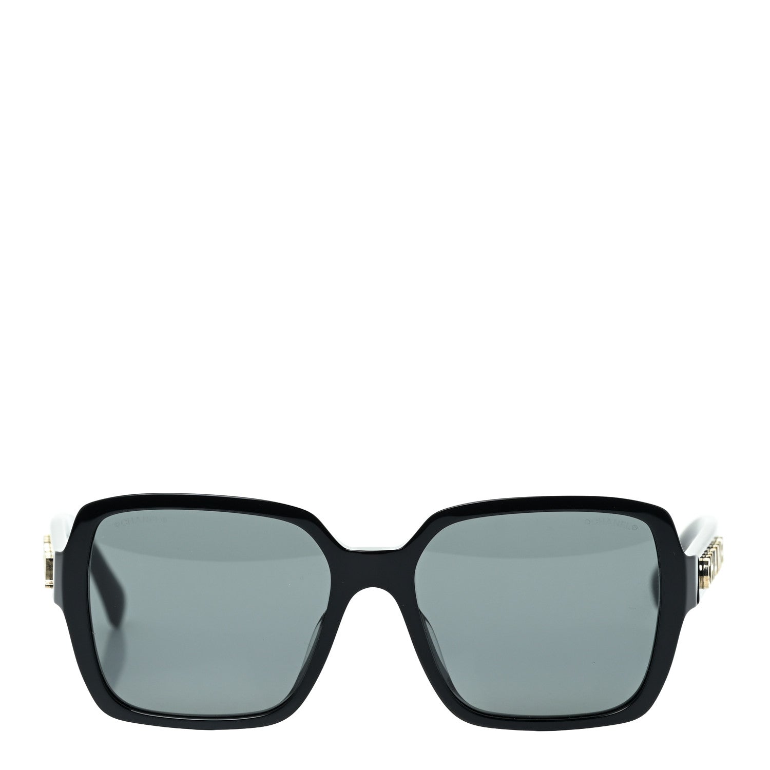 Chanel Acetate Square Sunglasses 5408 Black 2 of 9