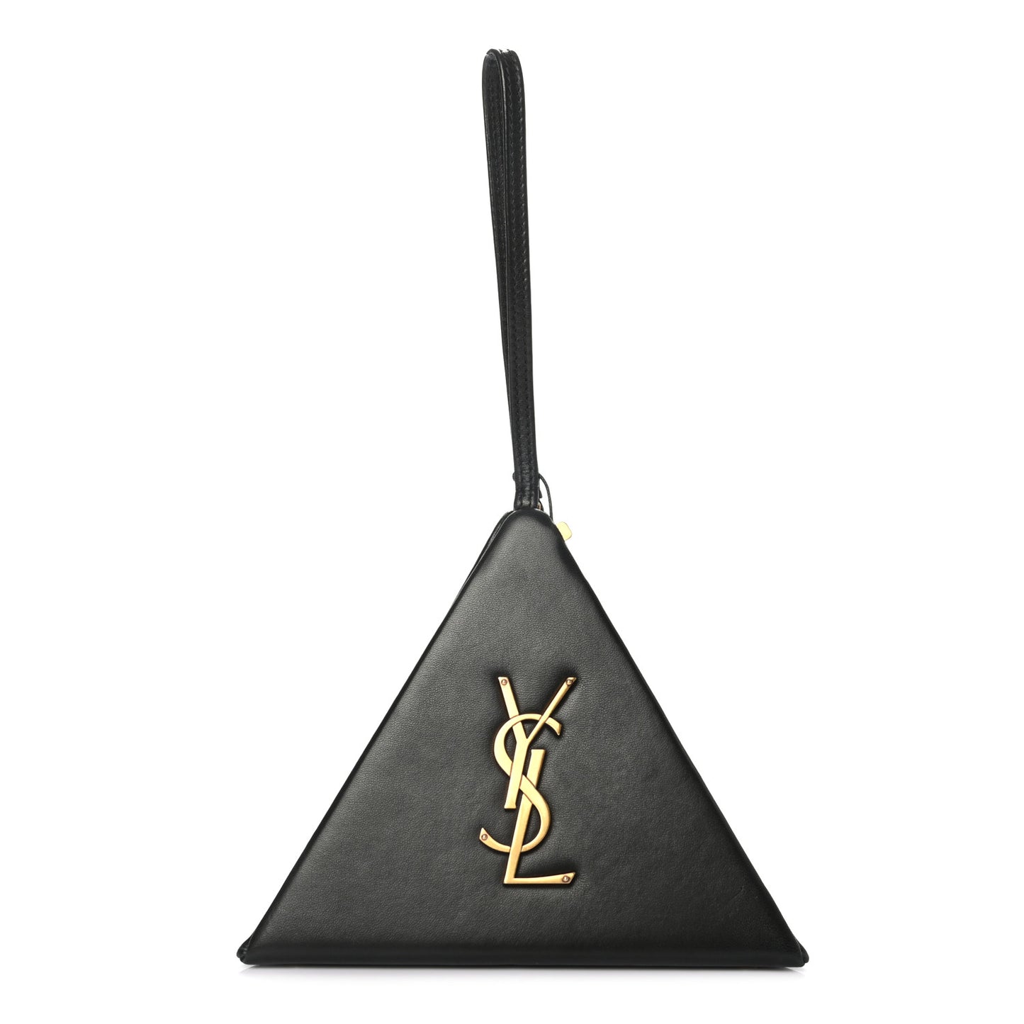 Lambskin Pyramid Clutch Black