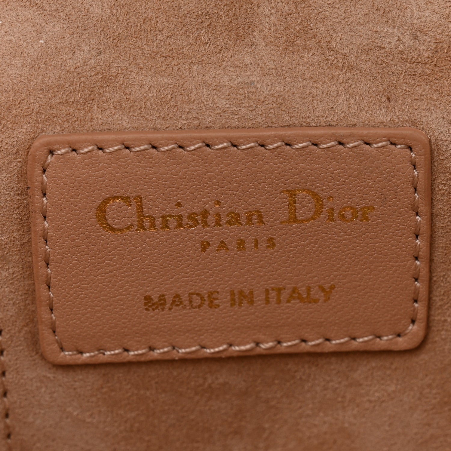 Christian Dior Lambskin Cannage Micro Lady Dior Vanity Case Rose Des Vents 6 of 12