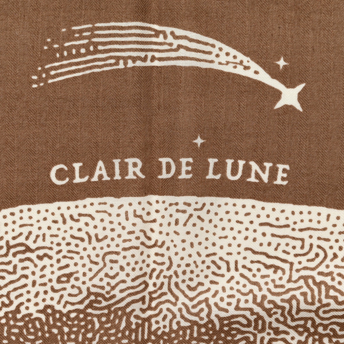 Silk Cashmere Clair De Lune Shawl 140 Camel White