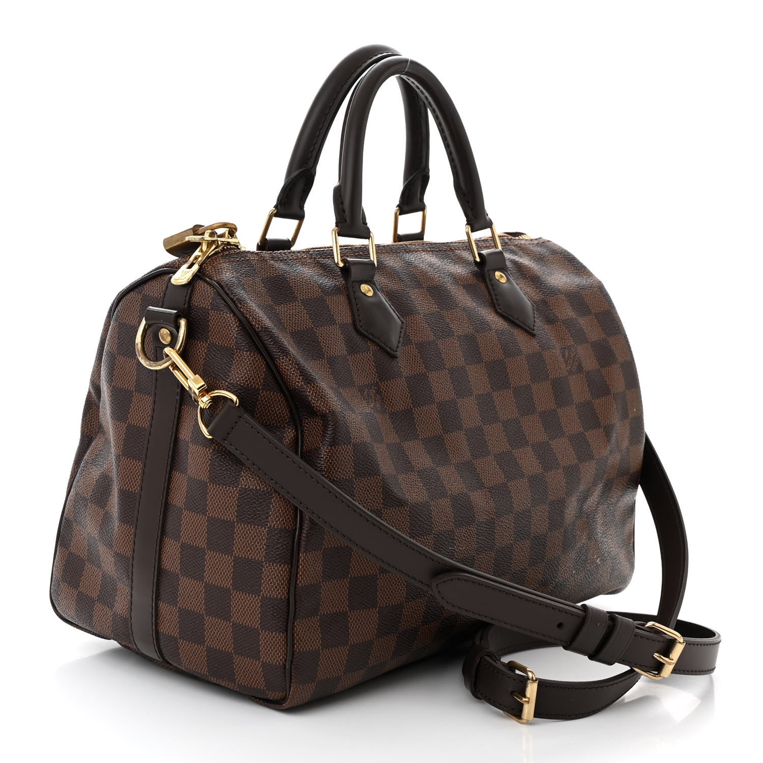 Louis Vuitton Damier Ebene Speedy Bandouliere 30 3 of 15