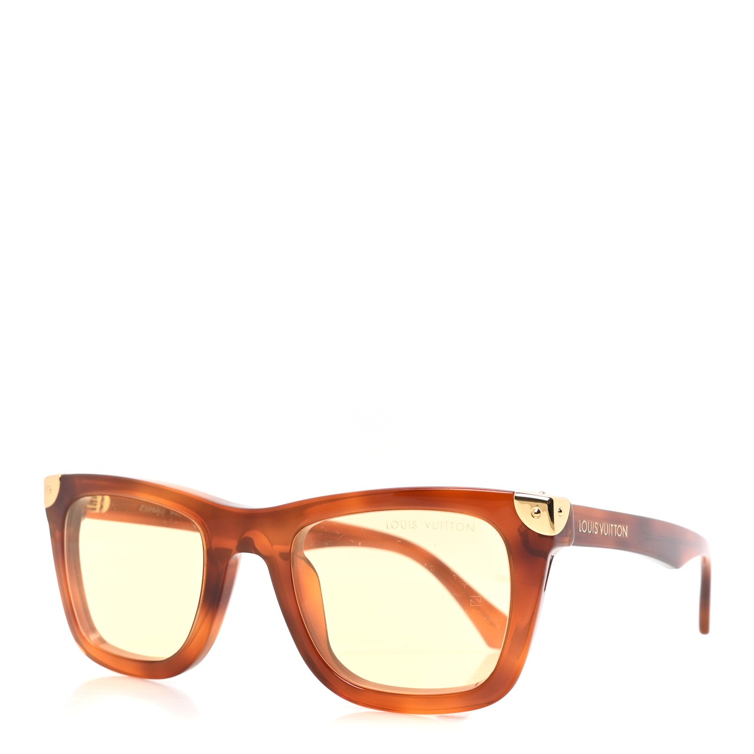 Louis Vuitton LV Heritage Square Sunglasses Z3266U Light Tortoise
