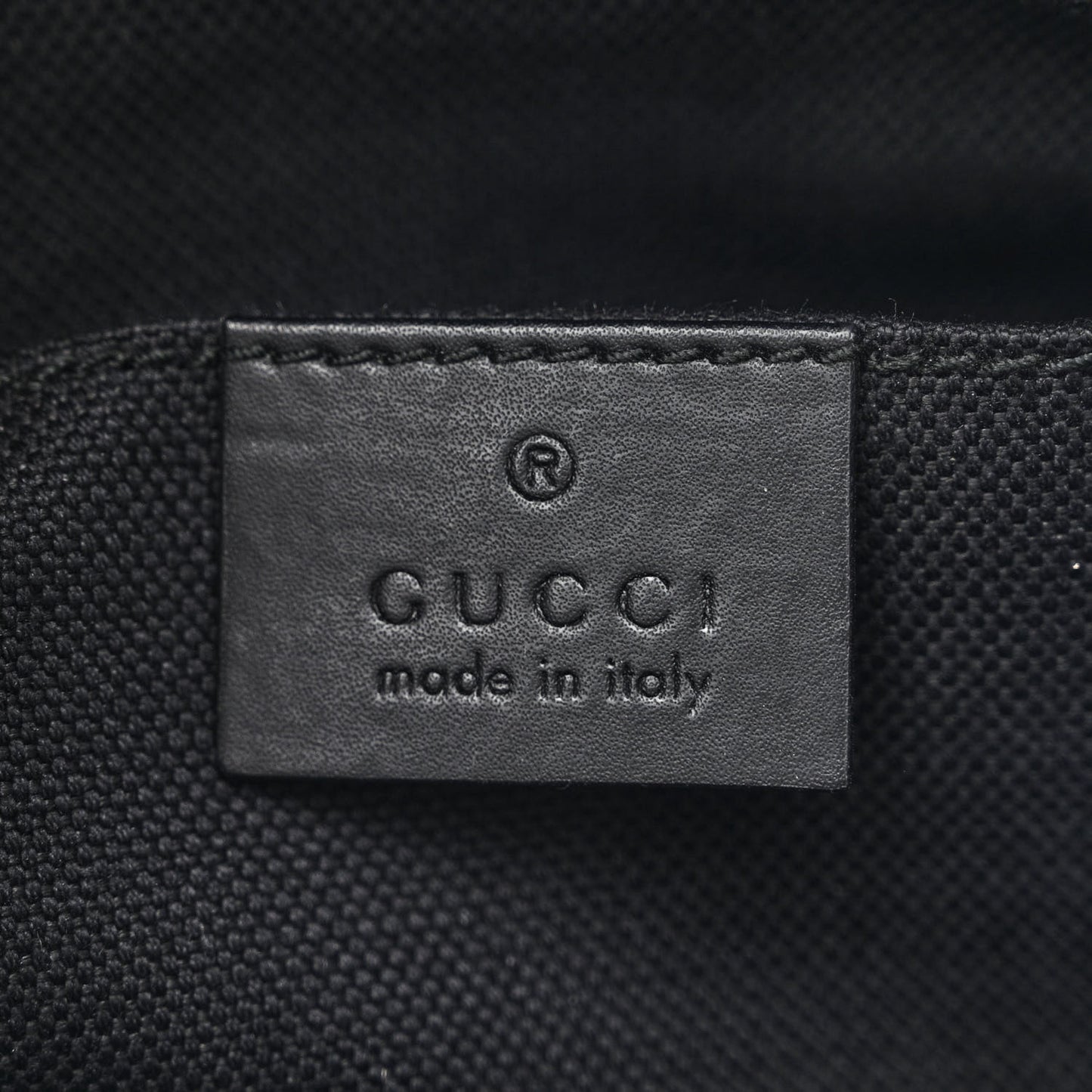 GG Supreme Monogram Web Small Flat Messenger Bag Black Grey