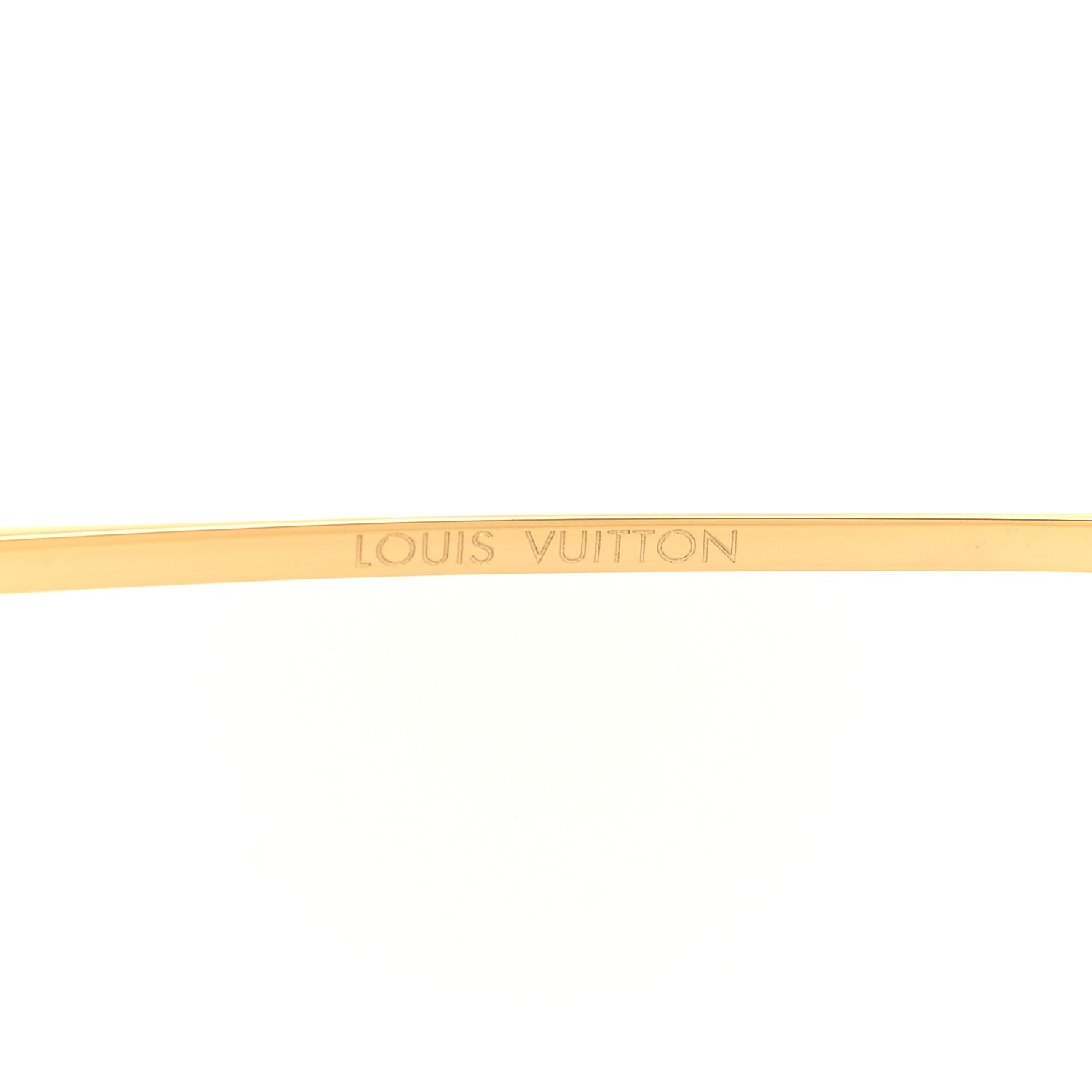 Louis Vuitton LOUIS VUITTON Grease Mask Sunglasses Z1470U Gold 5 of 9