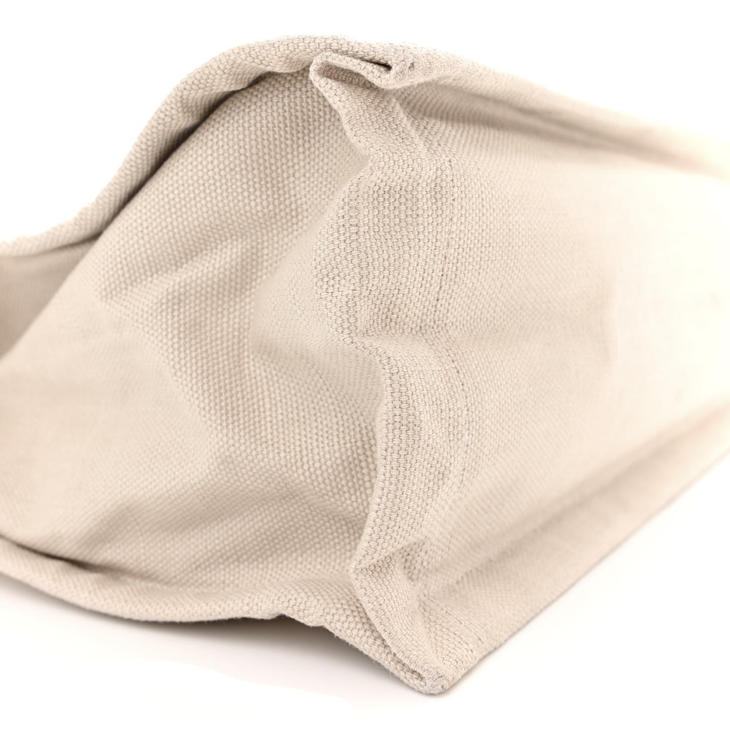 Cotton Linen Calfskin Striped Rive Gauche Tote Water Green