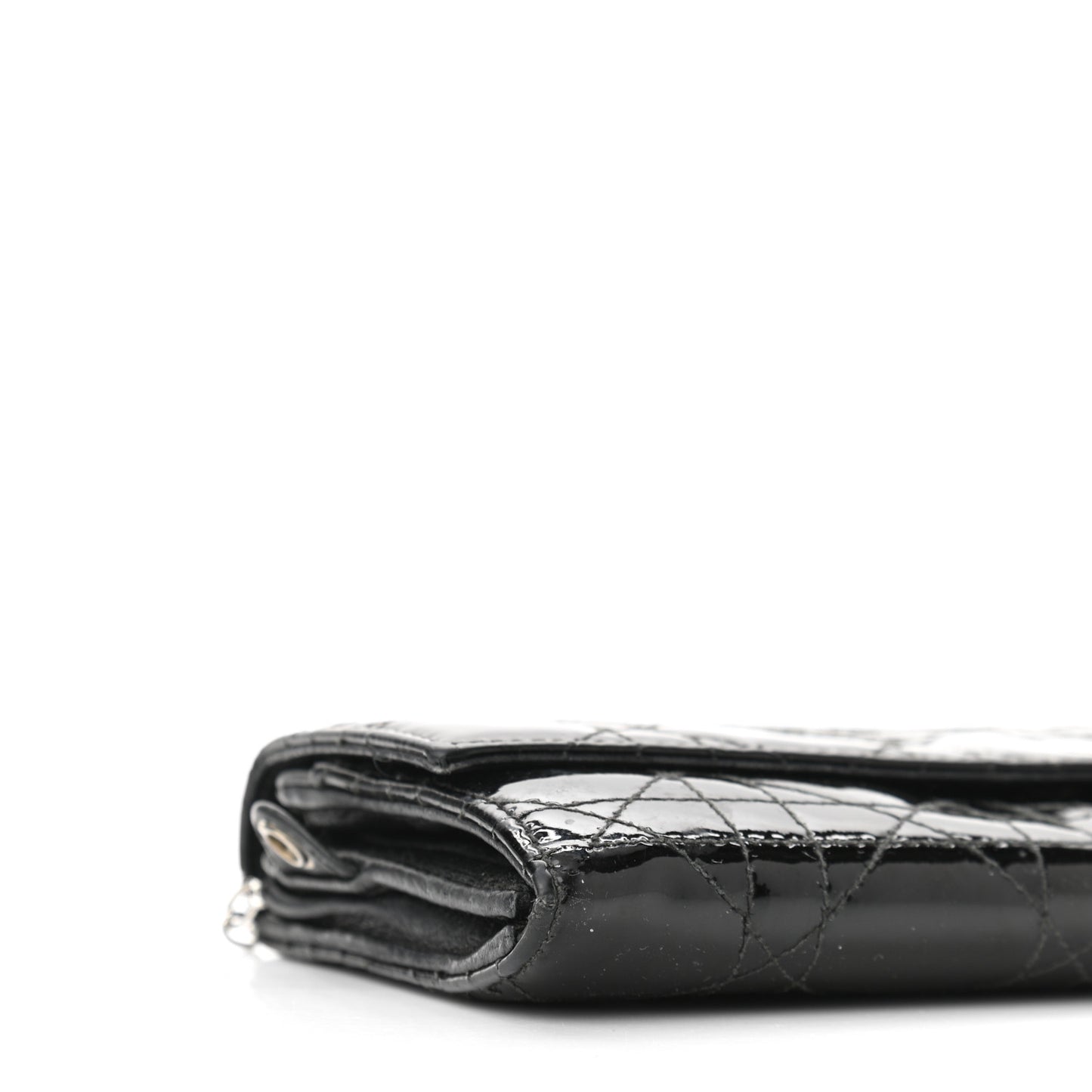 Patent Cannage Rendez-vous Chain Wallet Black