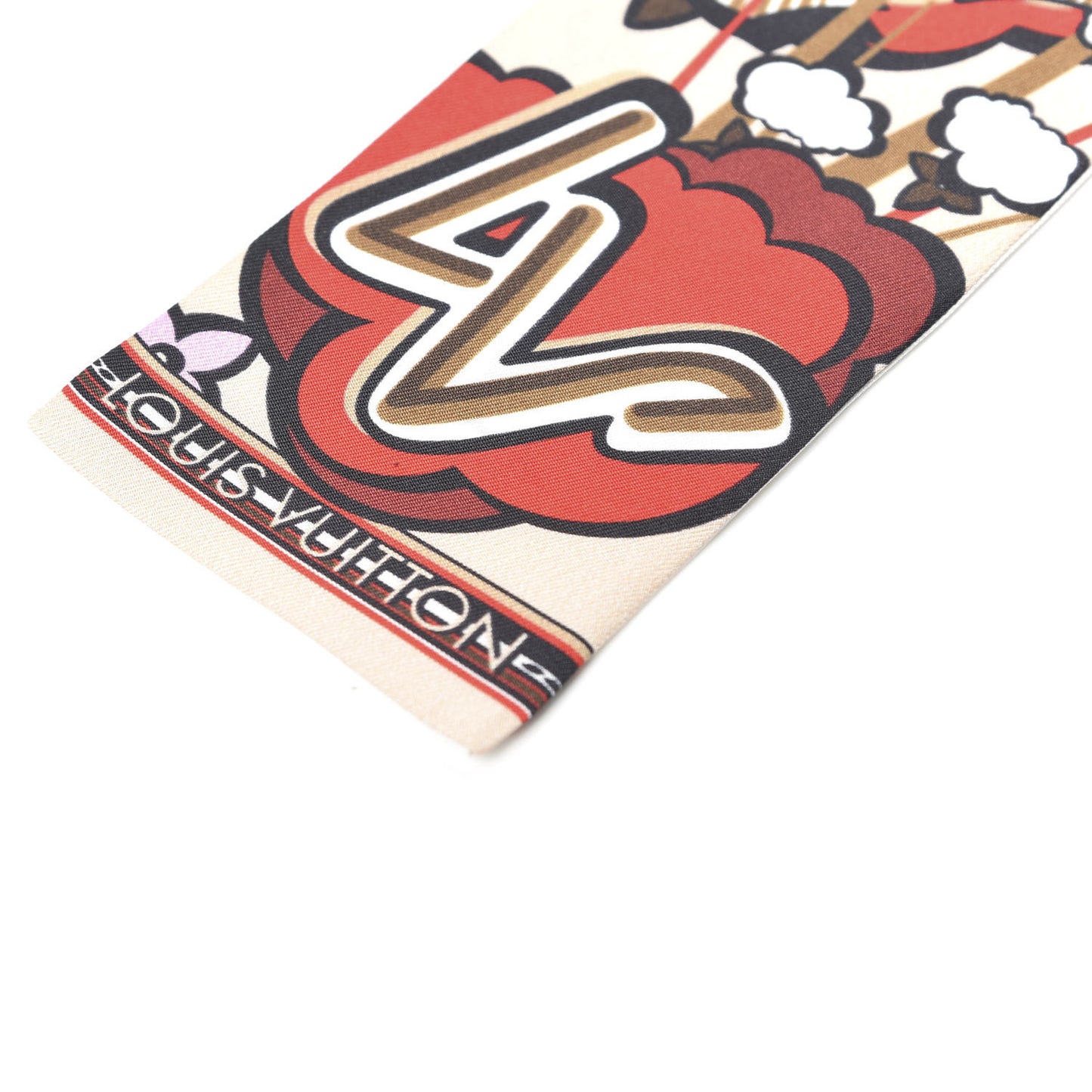 Silk Street Monogram Bandeau Beige