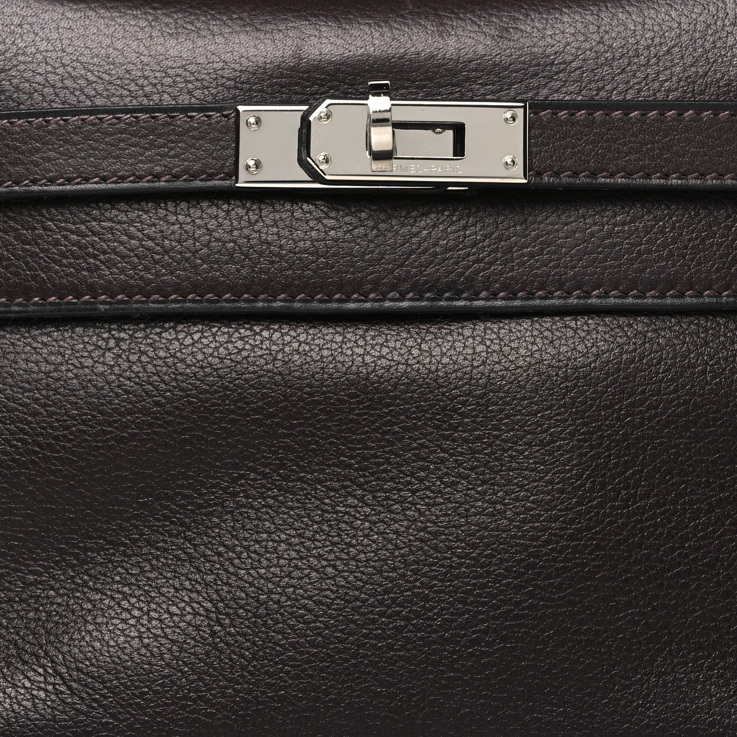 Hermes Evergrain Kelly Pochette Clutch Ebene 7 of 9