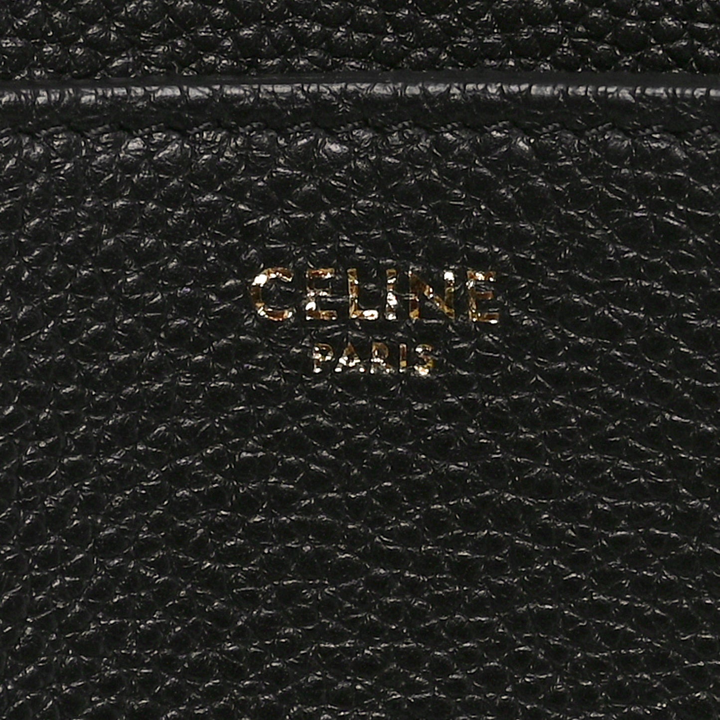 Soft Grained Calfskin Sangle Bucket Bag Black