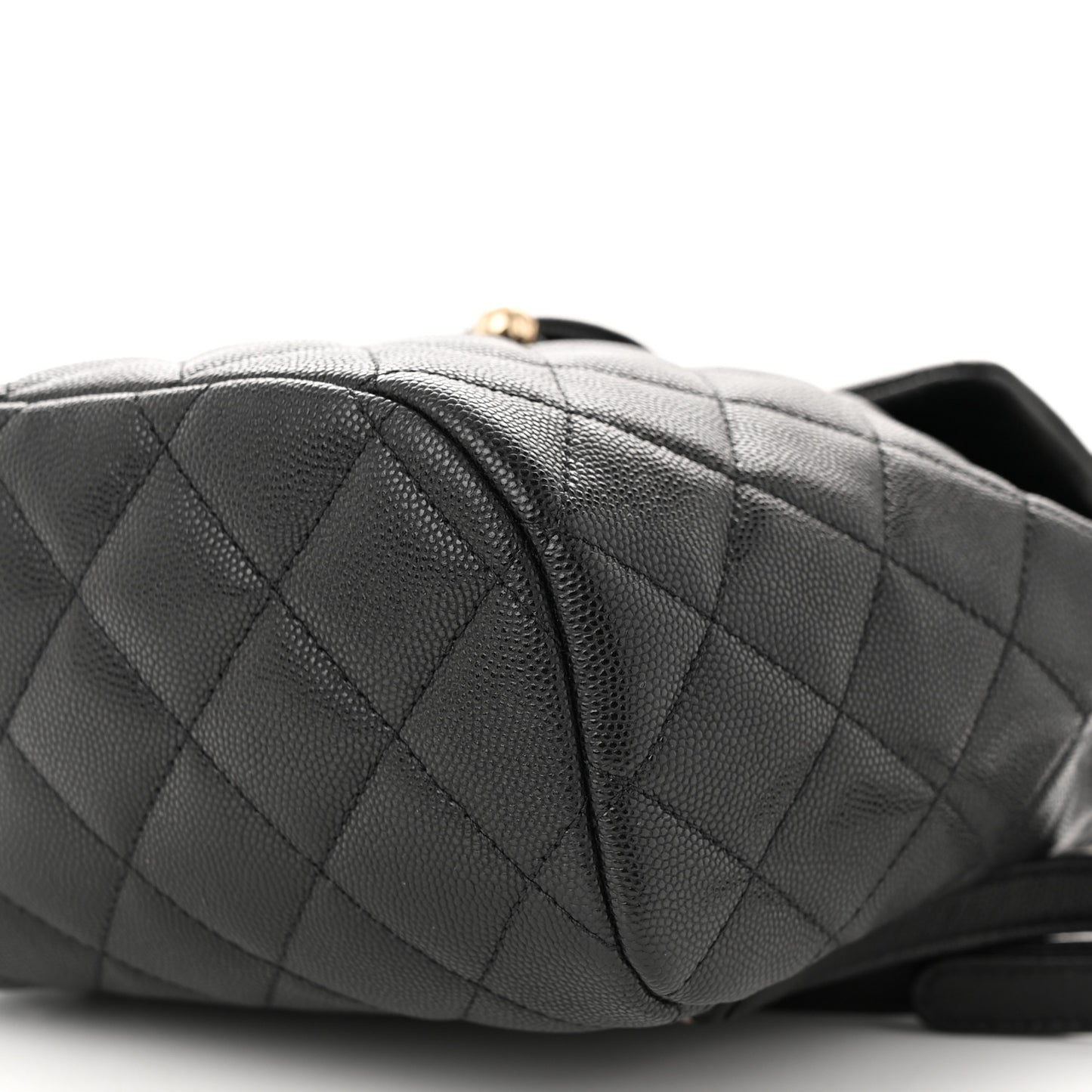 Caviar Quilted Mini Urban Spirit Backpack Black