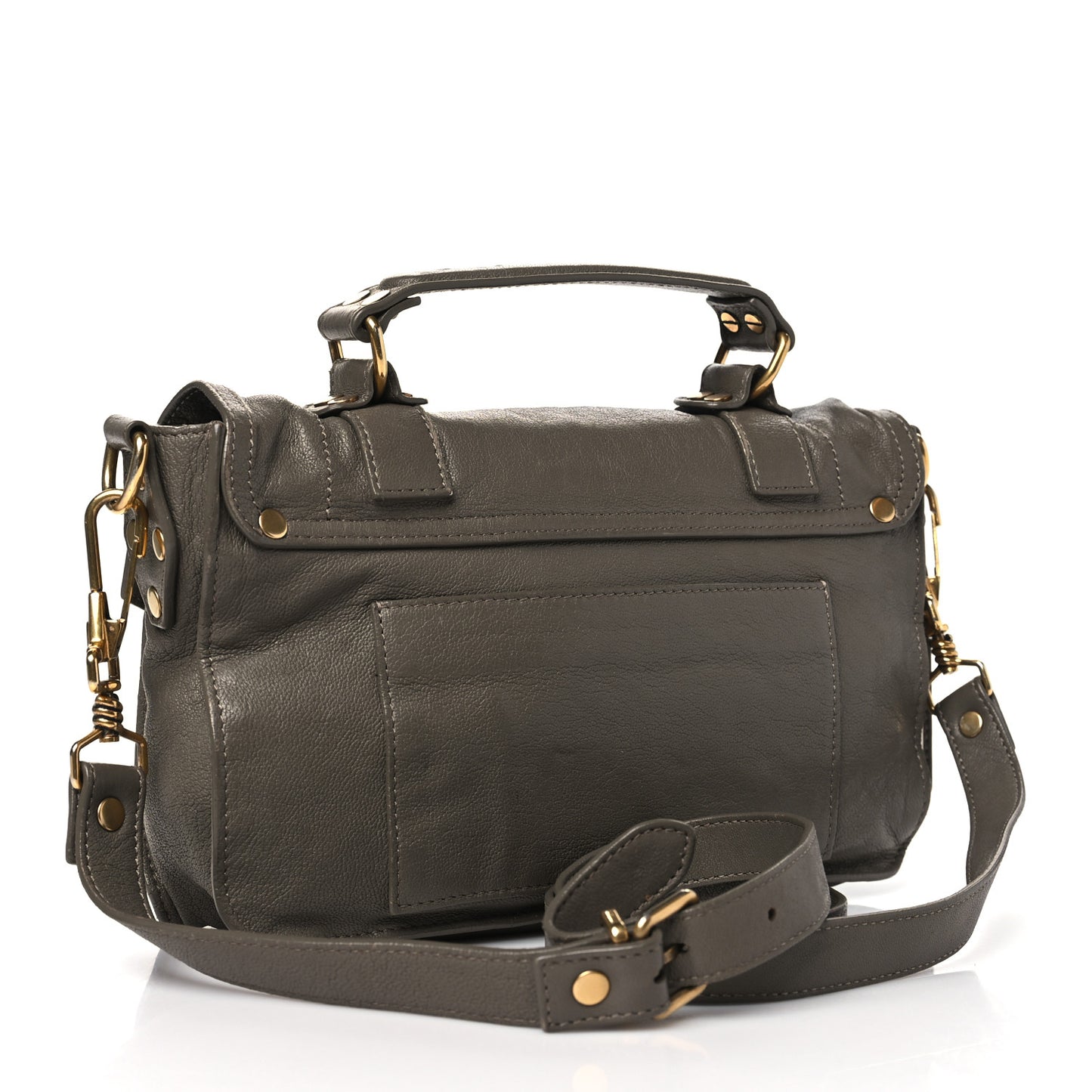 Lambskin Tiny PS1 Satchel Smoke