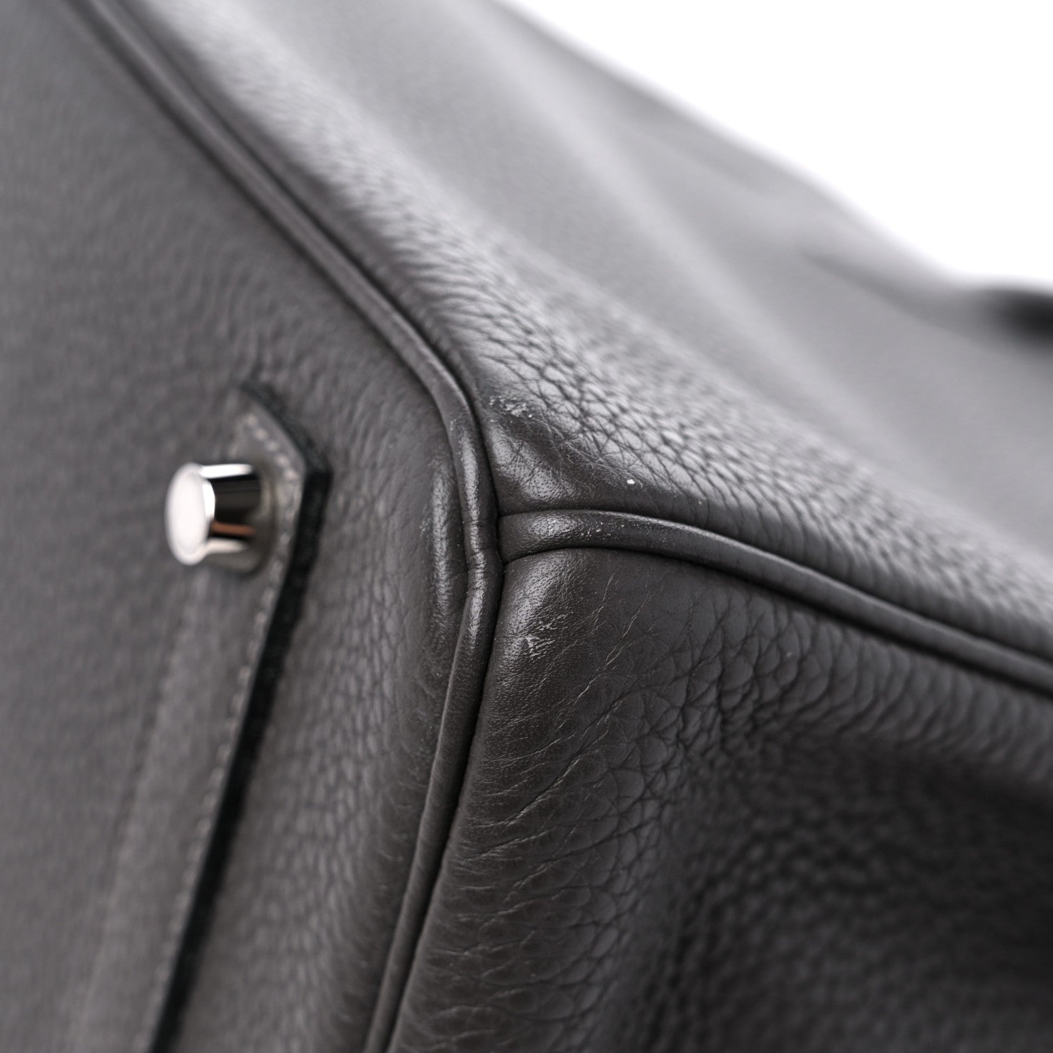 Hermes Taurillon Clemence Birkin 35 Graphite 11 of 15