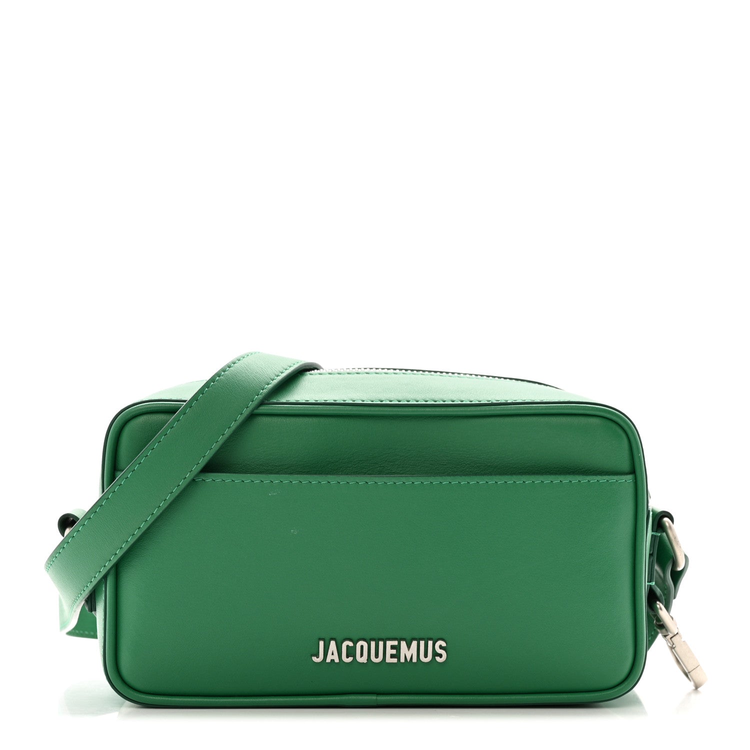 【コンパニー】JACQUEMUS グリーン ボディバッグ Jacquemus Smooth Calfskin Le Baneto Green 1811737 – FASHIONPHILE