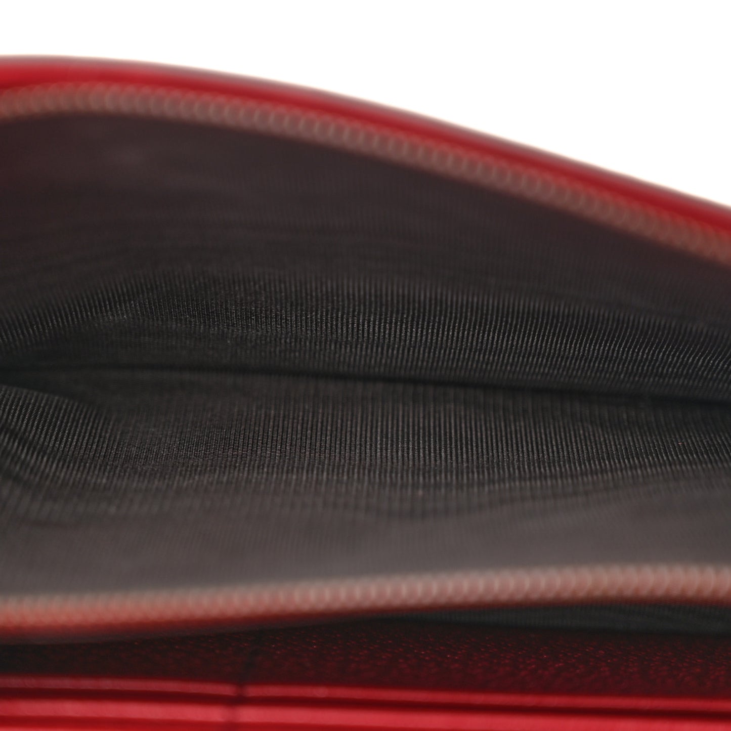 GG Supreme Monogram Web Queen Margaret Chain Wallet Red