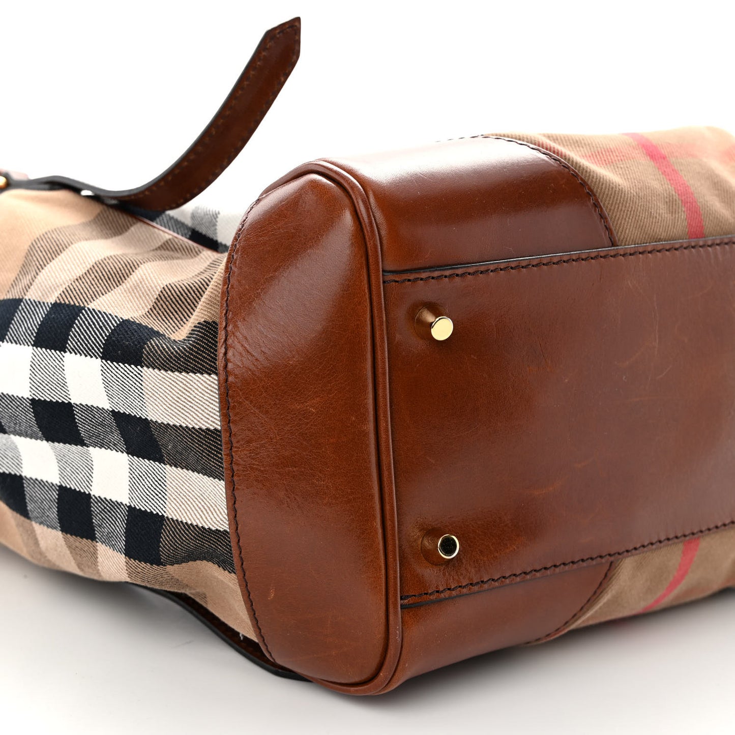 House Check Small Canterbury Tote Dark Tan
