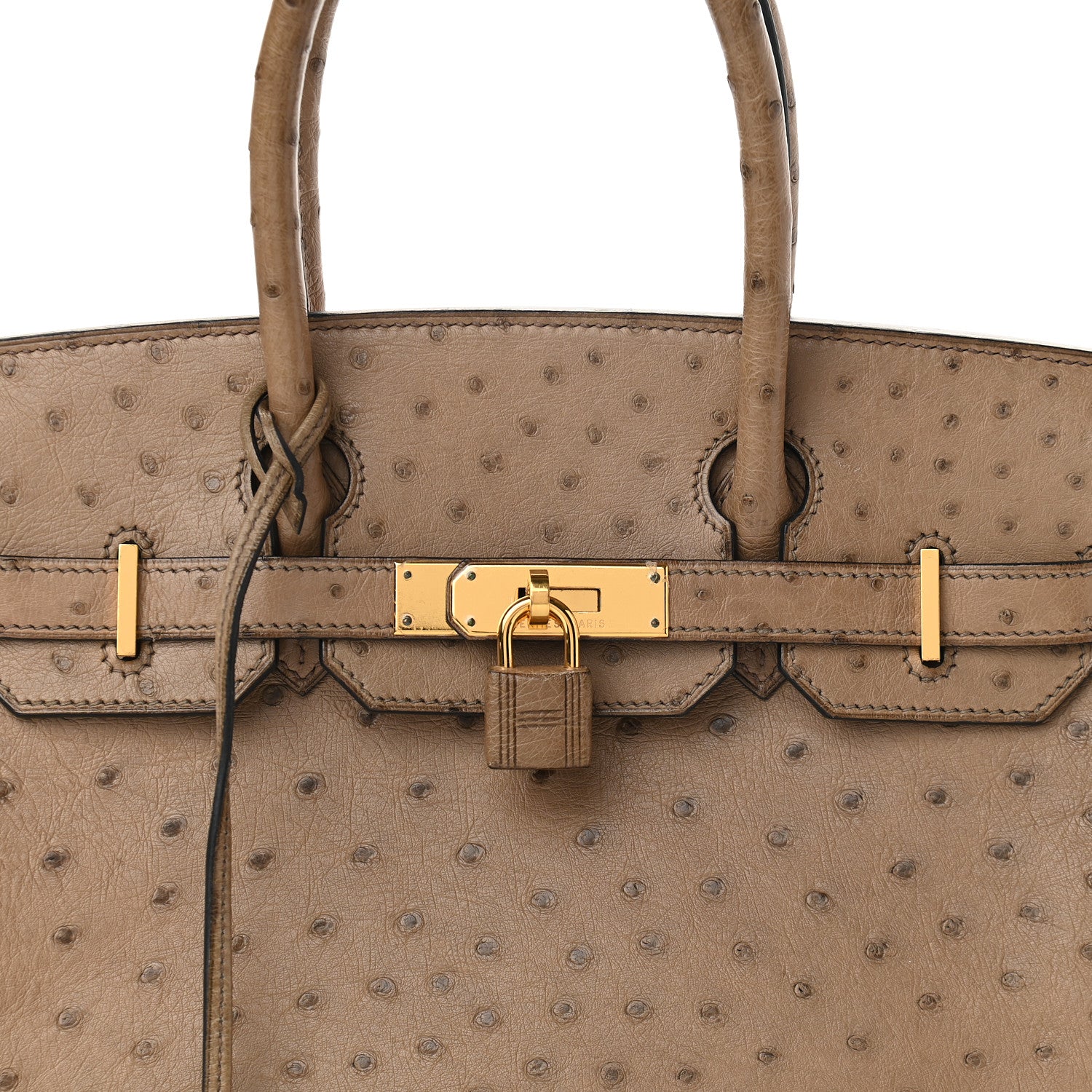 Hermes Ostrich Birkin 30 Mousse 8 of 10